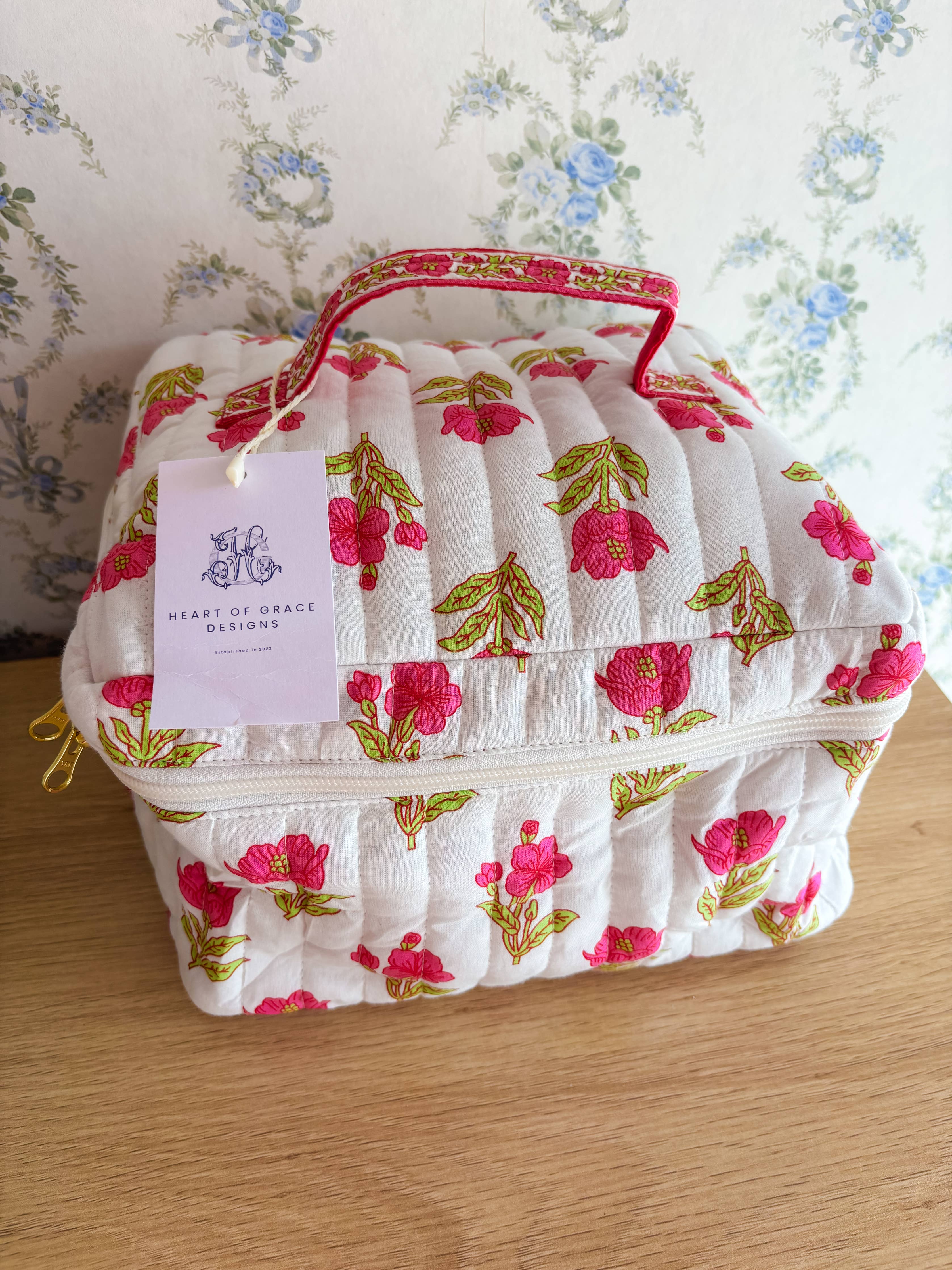 Magnolia Luxe | Quilted Cosmetic Bags