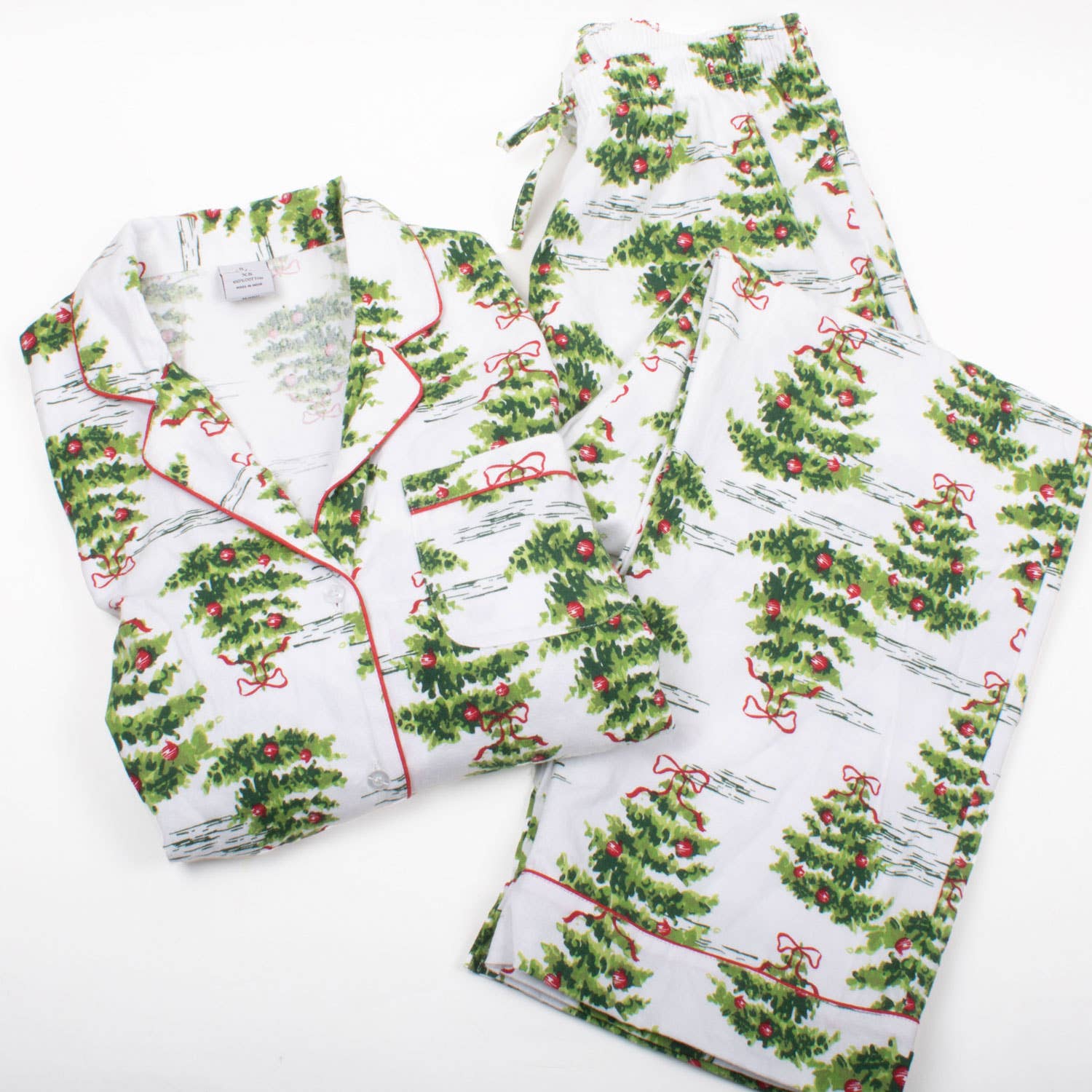 Evergreens Flannel PJ Set | 8 Oak Lane