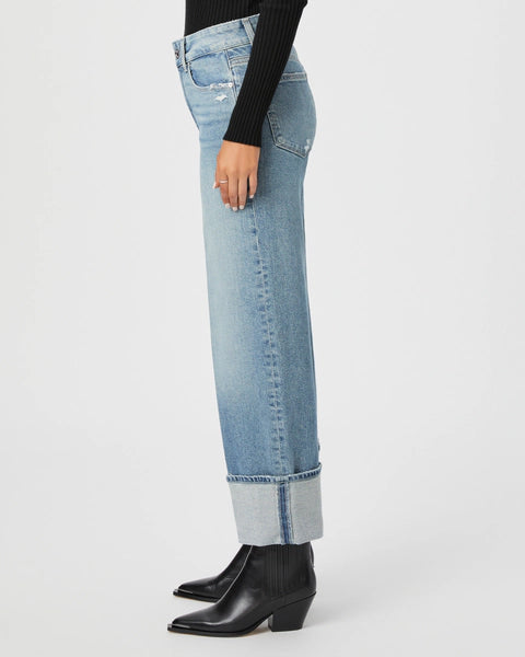 Sasha Ankle Wide Leg Jean | Paige