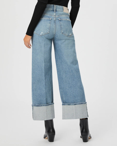 Sasha Ankle Wide Leg Jean | Paige