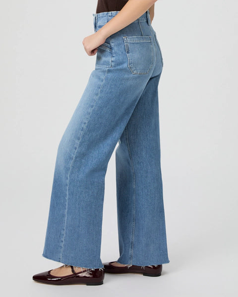 Anessa Wide Leg Jean (31") - Viva | Paige
