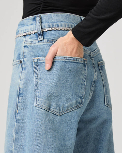 Arellia Ankle Barrel Leg Jean - Cosmic Embellished | Paige