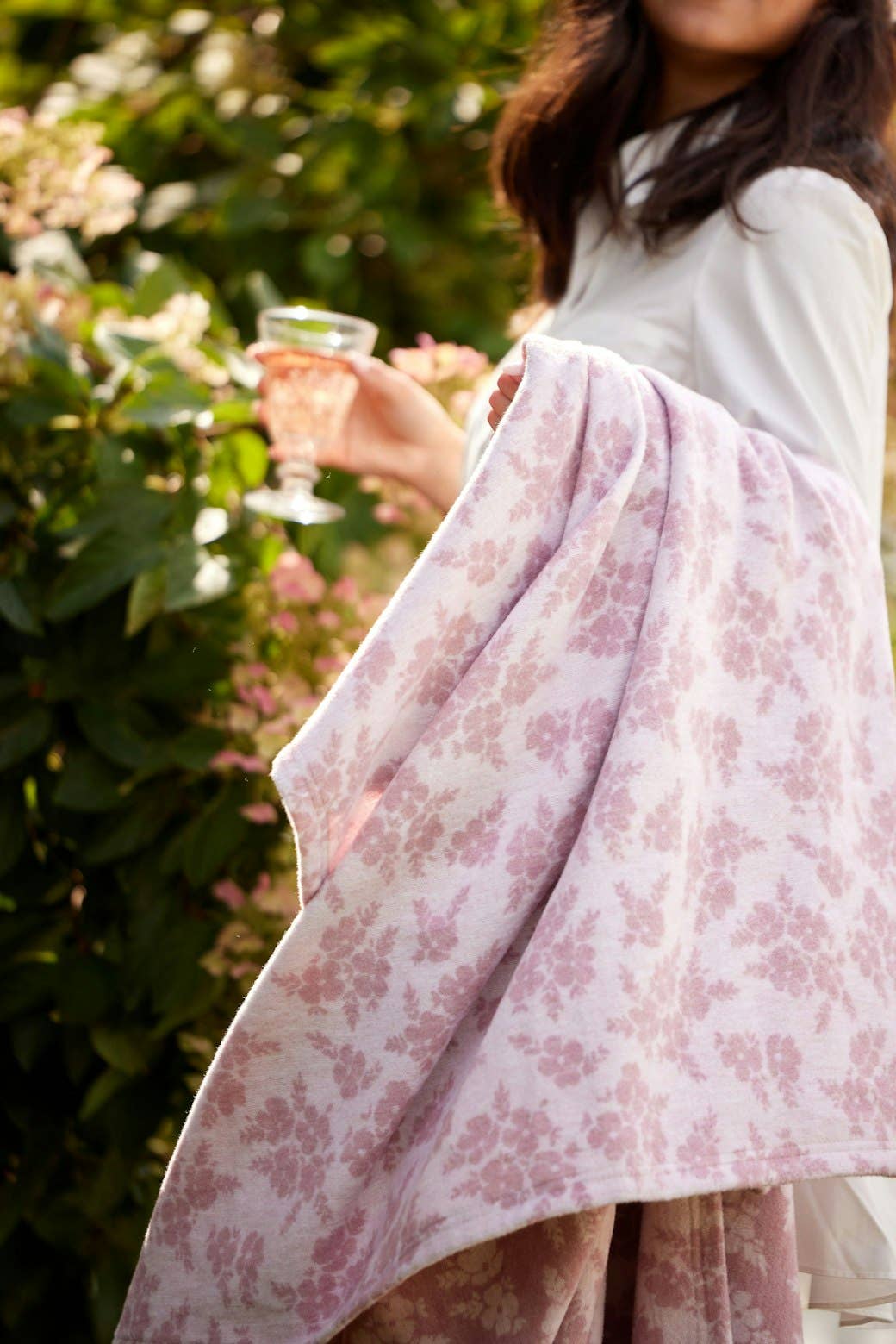The Lightweight Blanket - Ditsy Floral | ChappyWrap