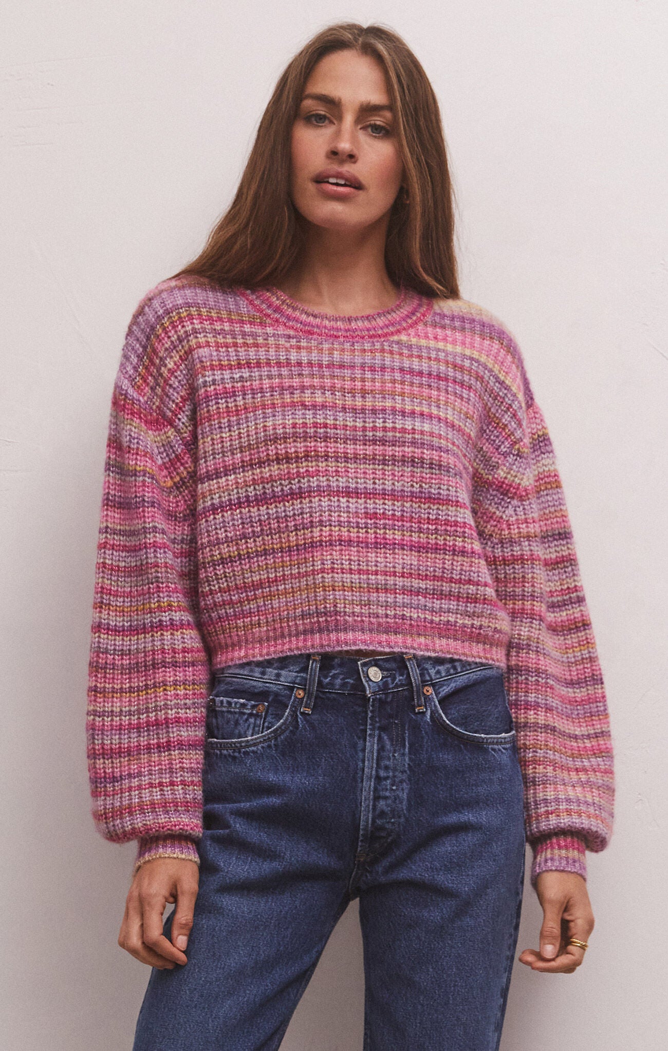 Prism Metallic Stripe Sweater | Z Supply