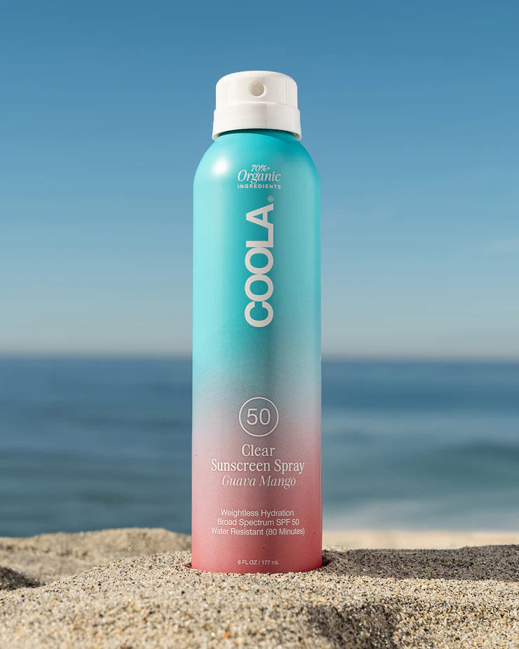 Clear Sunscreen Spray (SPF 50) - Guava Mango | Coola