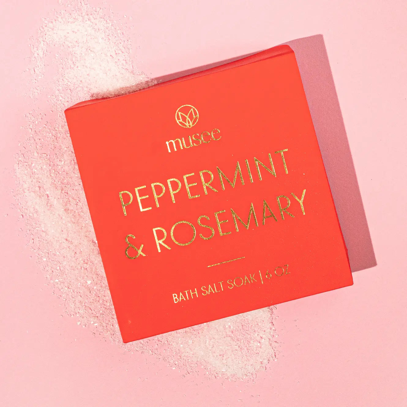 Peppermint & Rosemary Mini Salt Soak | Musee