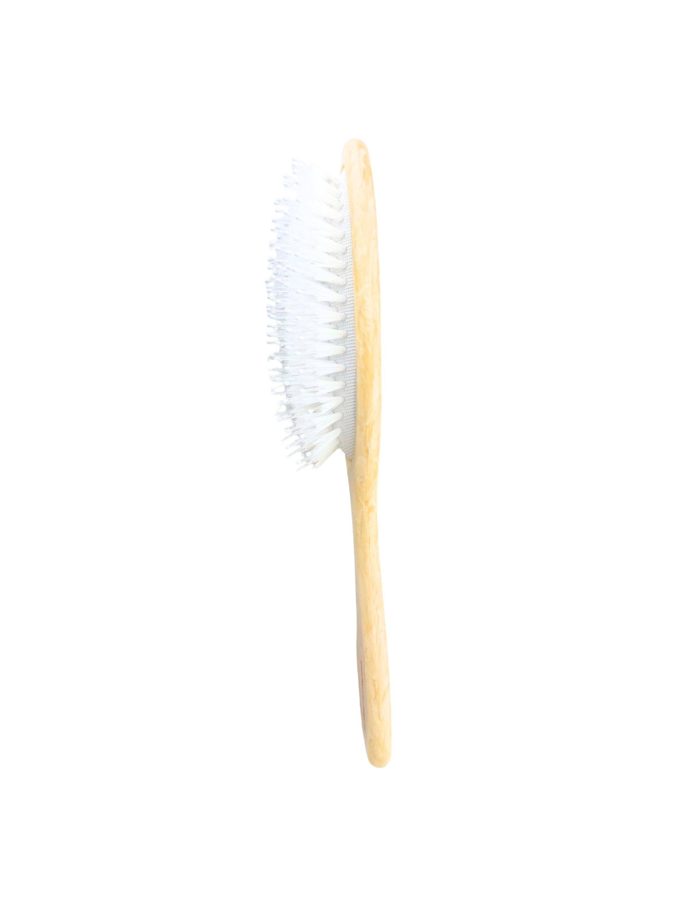 Hand-Painted Forget-Me-Not Amazing Hair Day Brush | Solar Eclipse