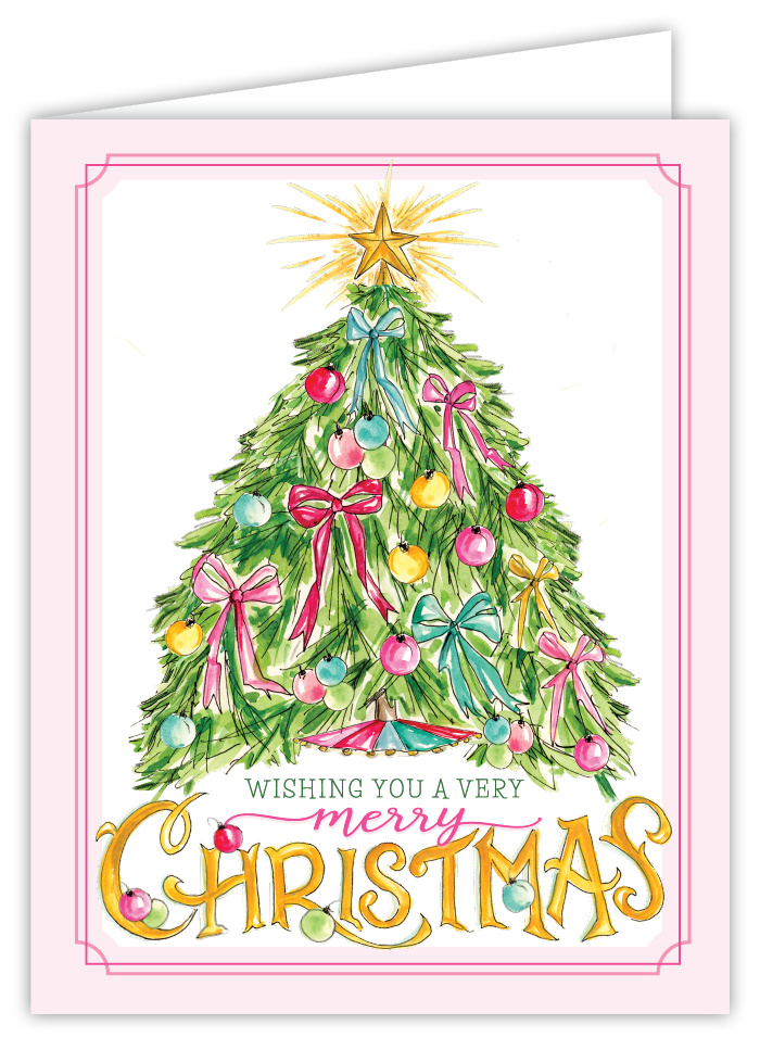 Wishing You a Very Merry Christmas Greeting Card