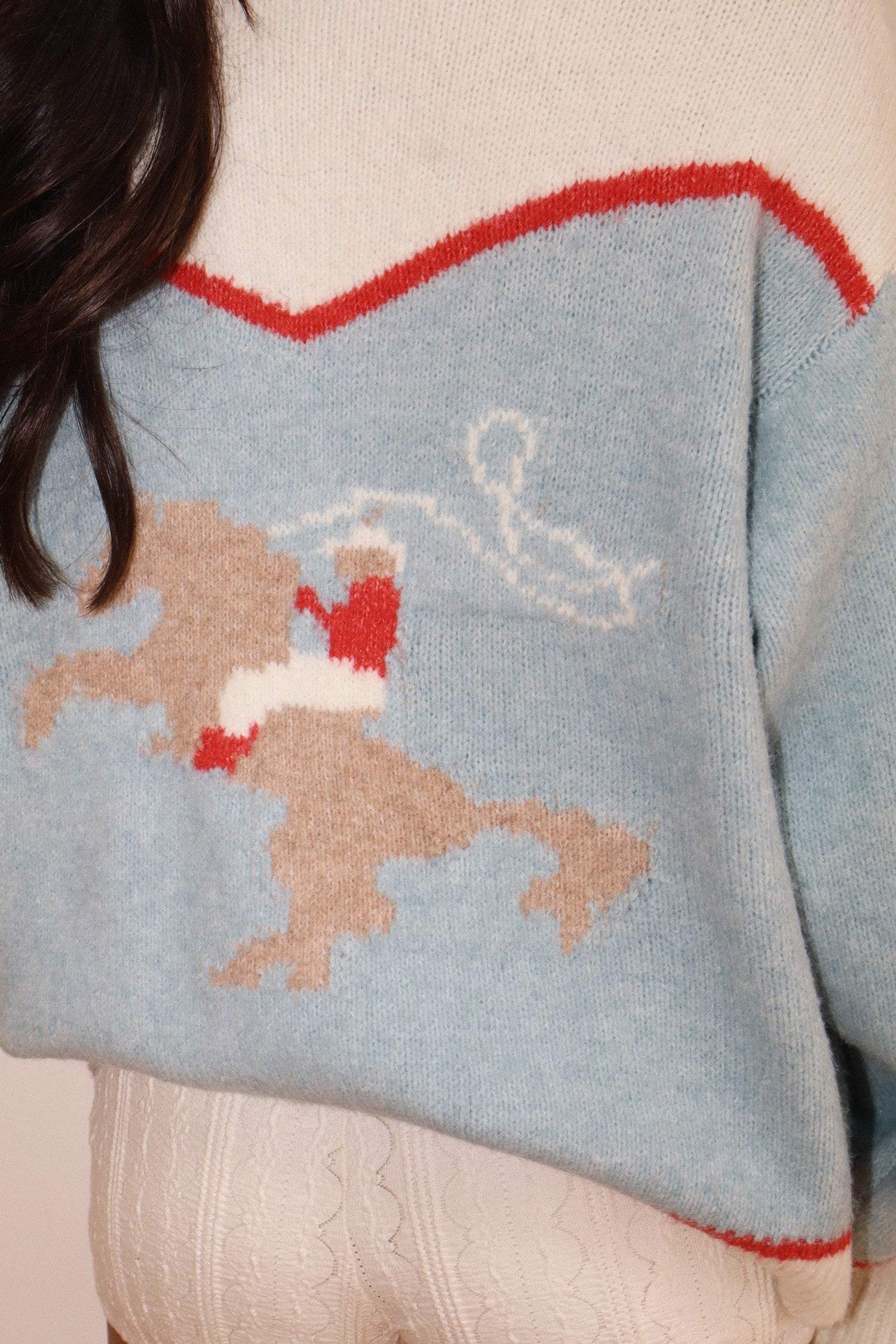 Rodeo Cowboy Knit Sweater