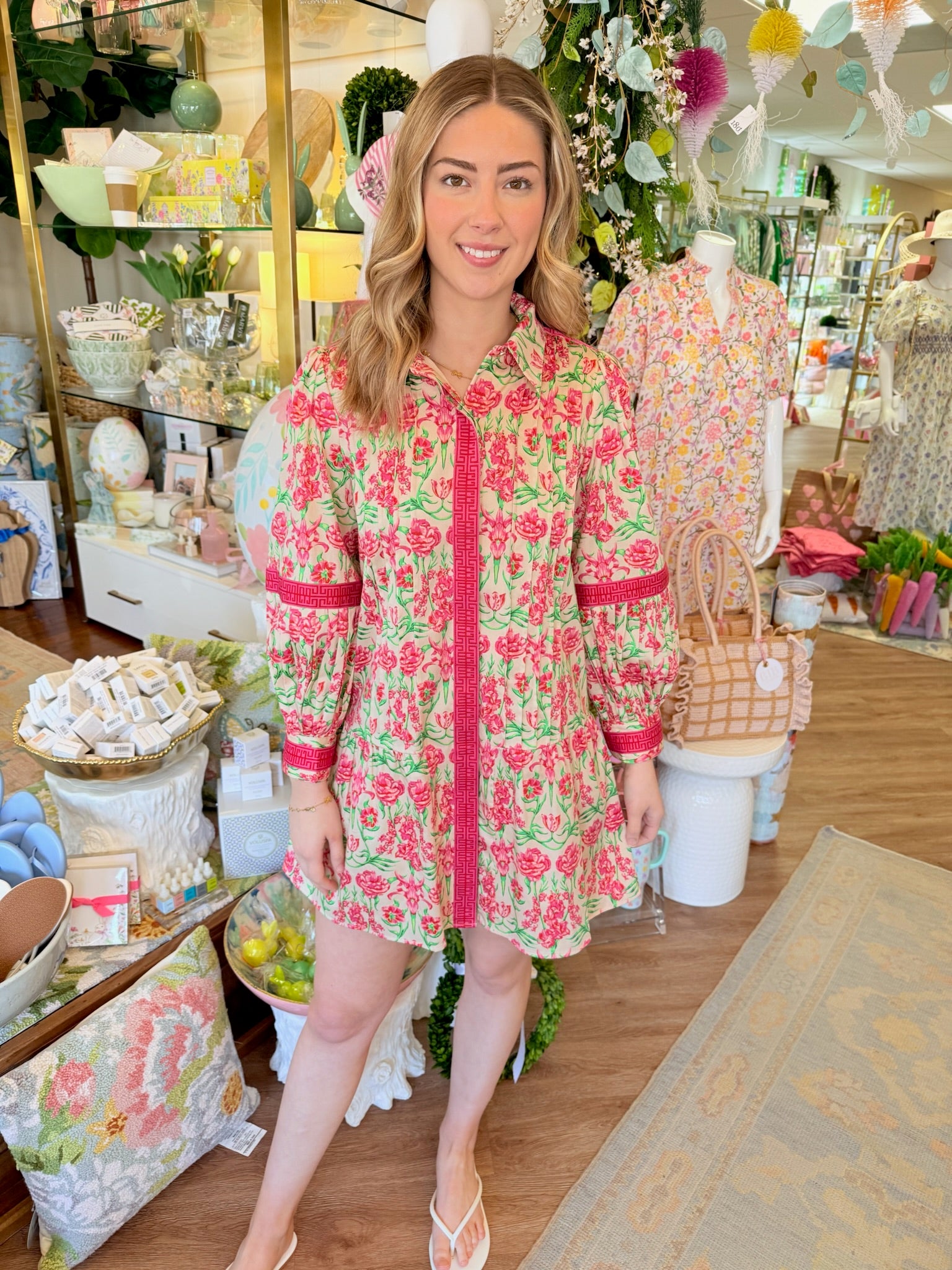 Delany Dress - Garden Cheetah | Emily McCarthy