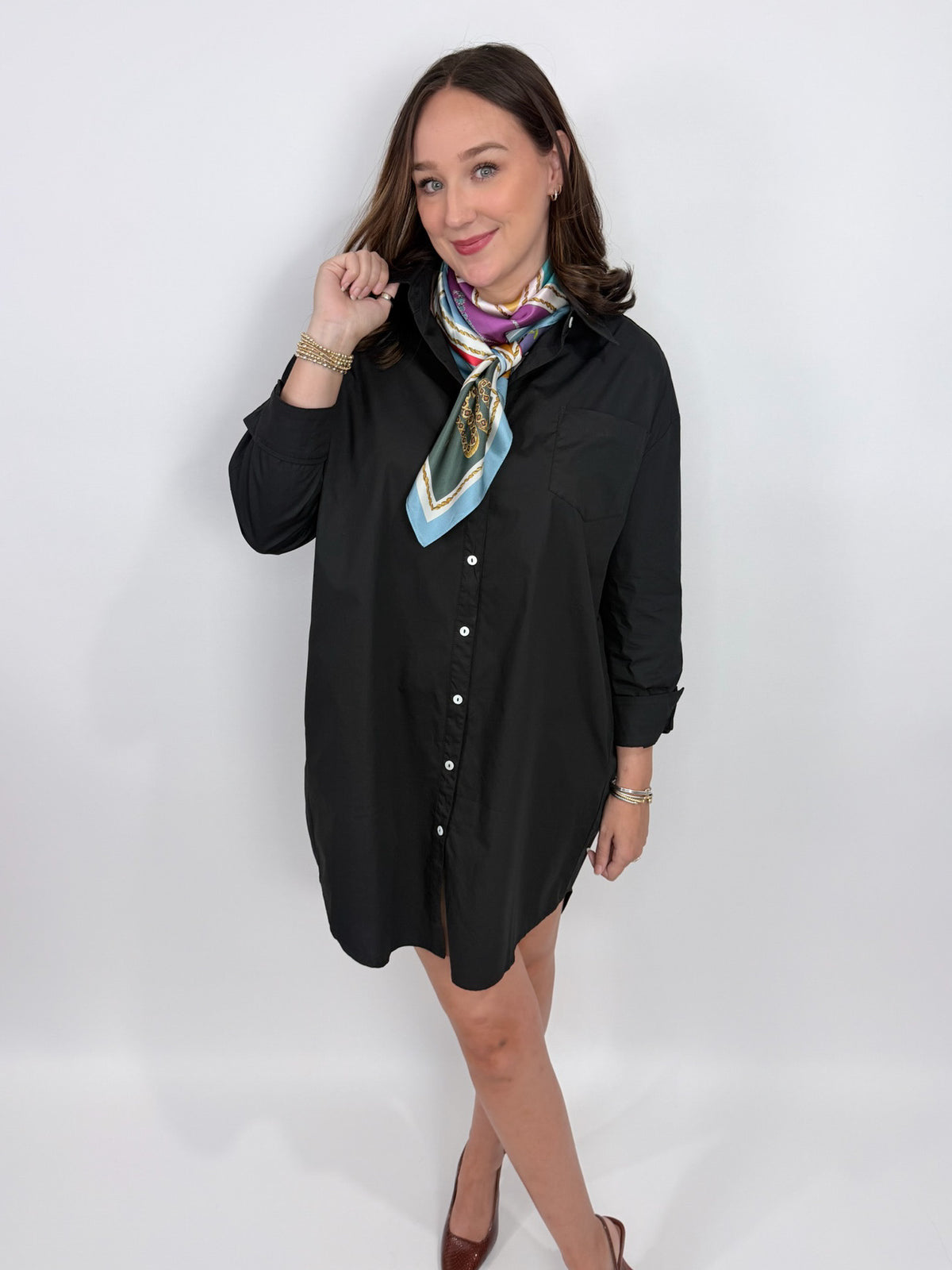 Ari Button-Down Dress