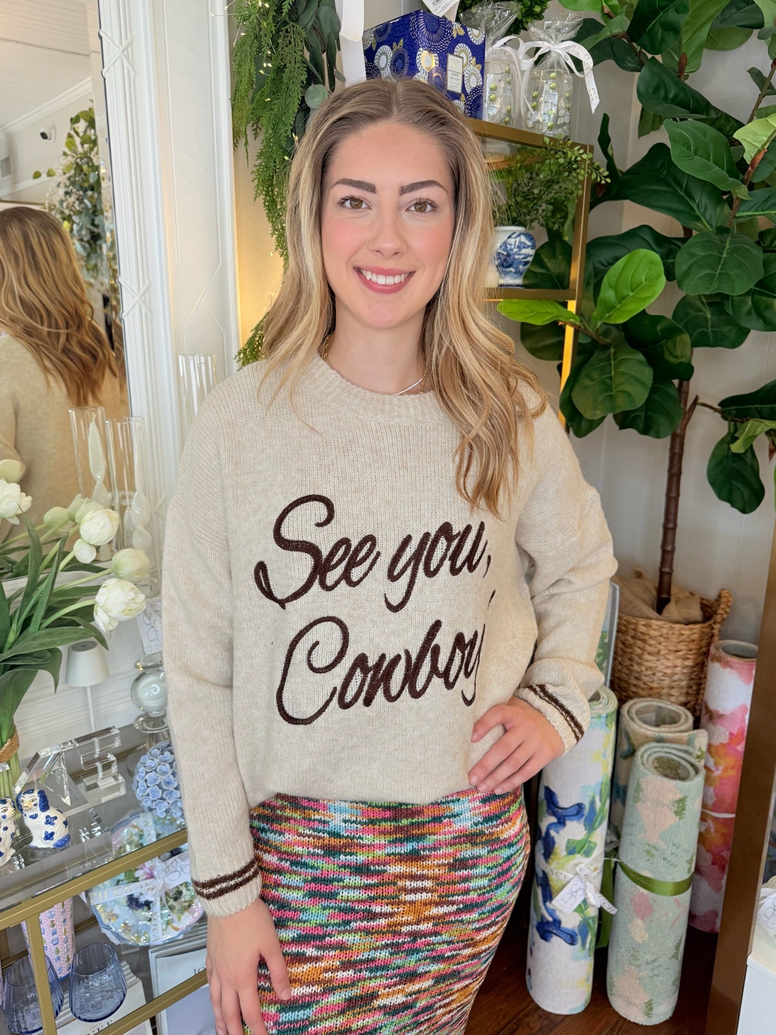 See You, Cowboy! Sweater