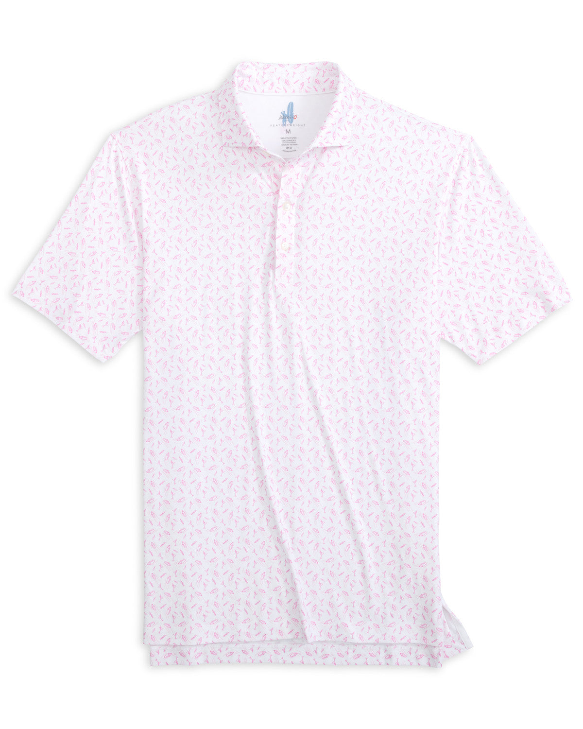 Tini Featherweight Performance Polo - Porto Pink | Johnnie-O