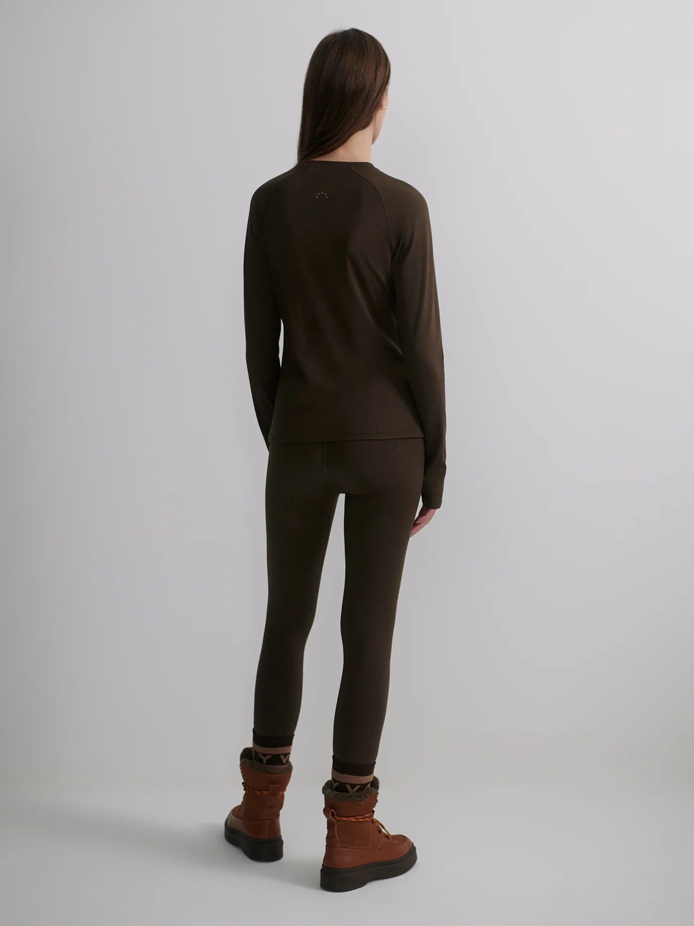 Always Warm Base Layer Legging (27.5") - Deep Chocolate Marl | Varley