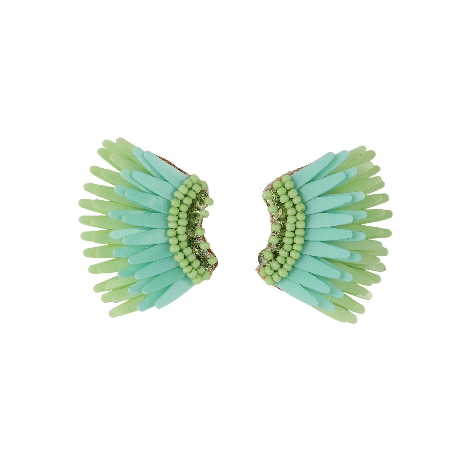 Micro Madeline Earrings Aquamarine | Mignonne Gavigan