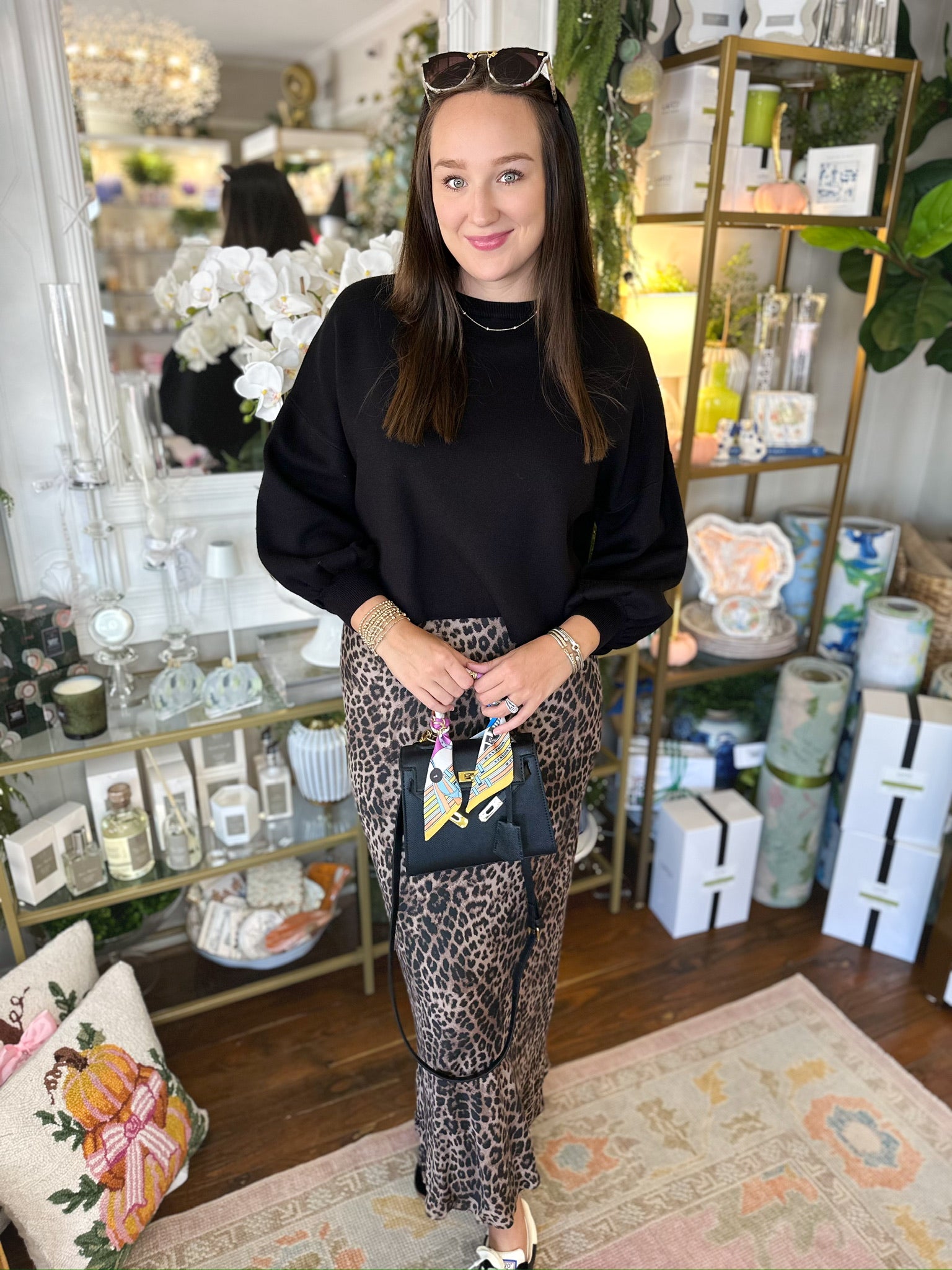 Izabel Leopard Skirt | Z Supply