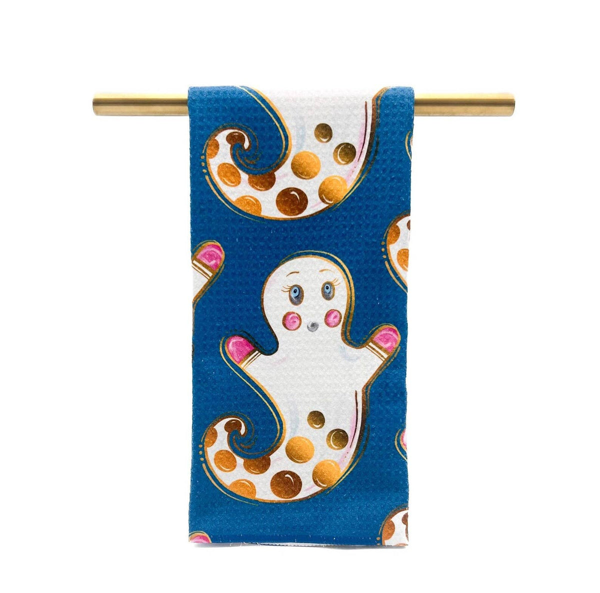 Turquoise Holy Ghost Tea Towel