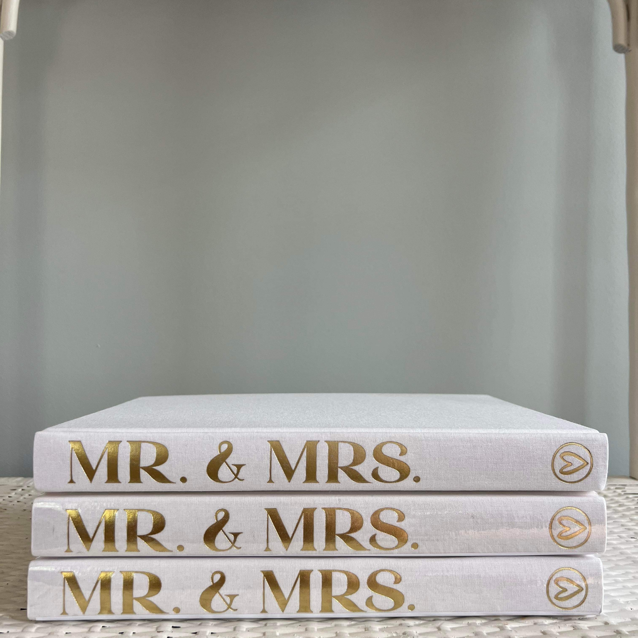 Mr. & Mrs. Wedding Guest Book | Pastel Proper