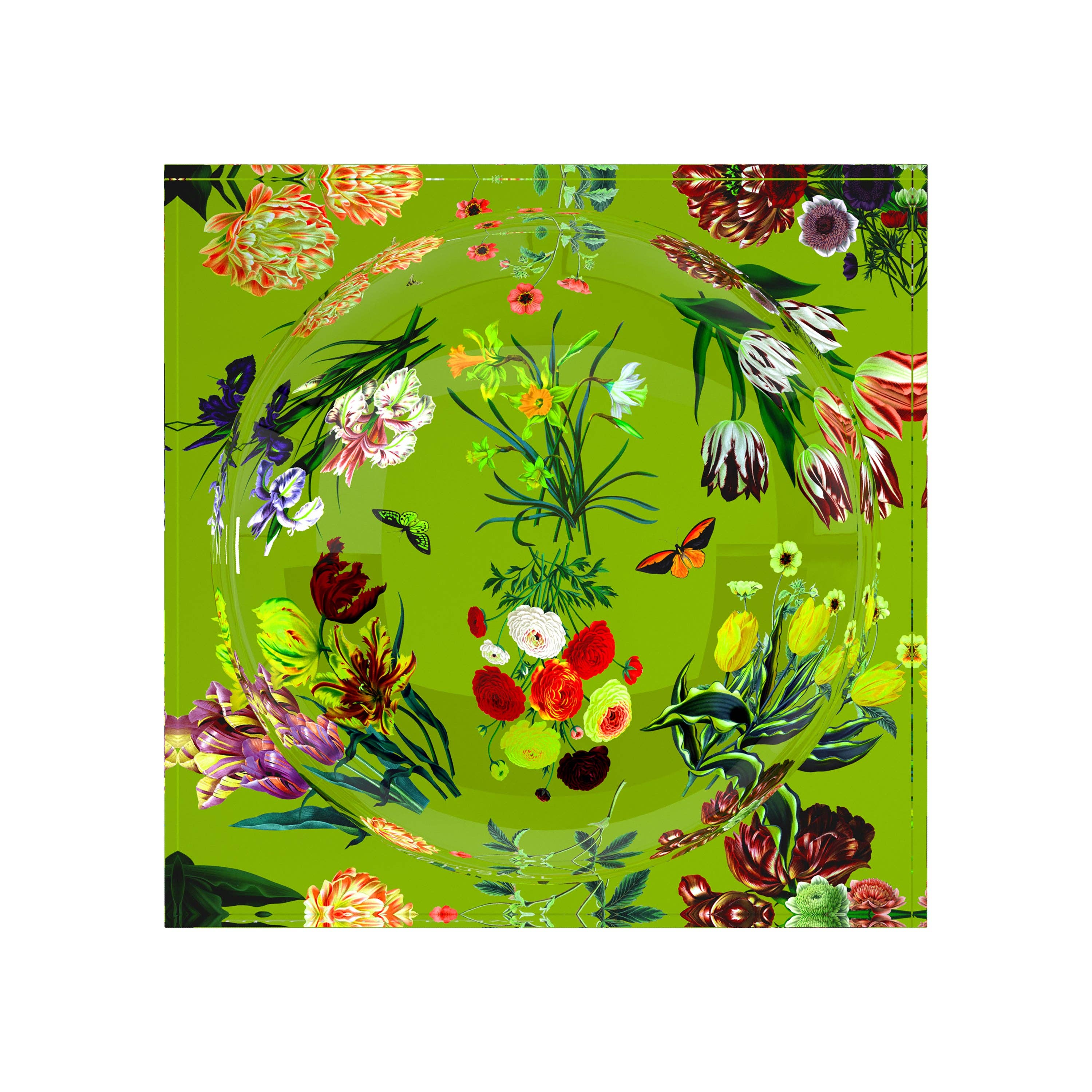 Flora Fauna Fontana Acrylic Candy Catchall Dish