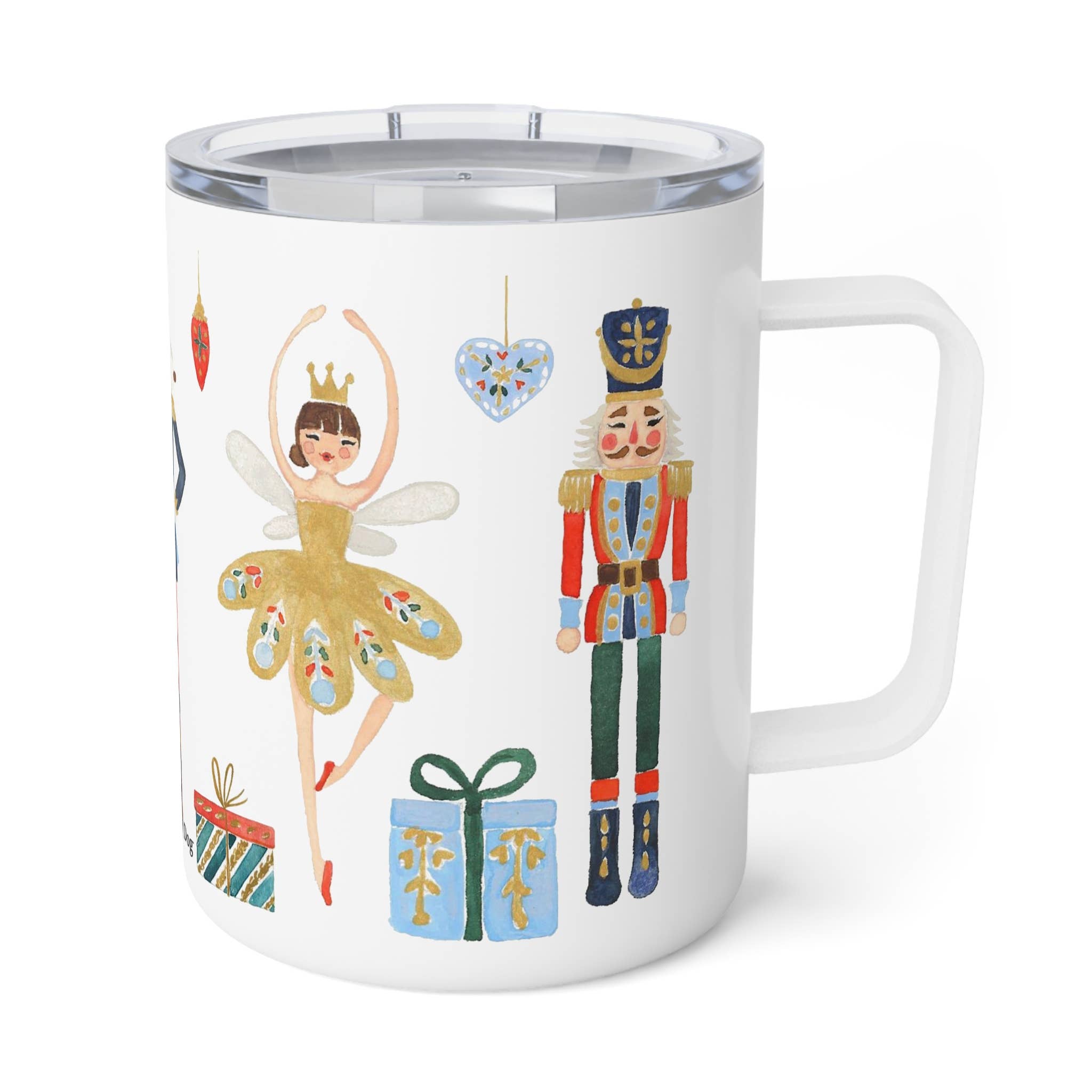 Nutcracker Sweet Christmas Insulated Travel Mug