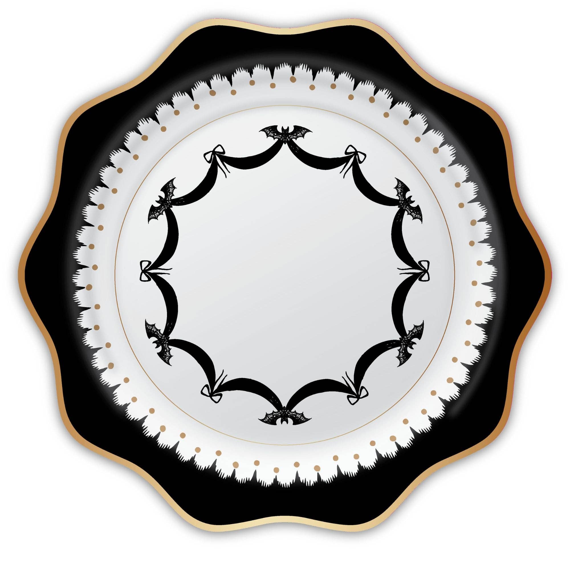 Elegant Halloween Dinner Plates