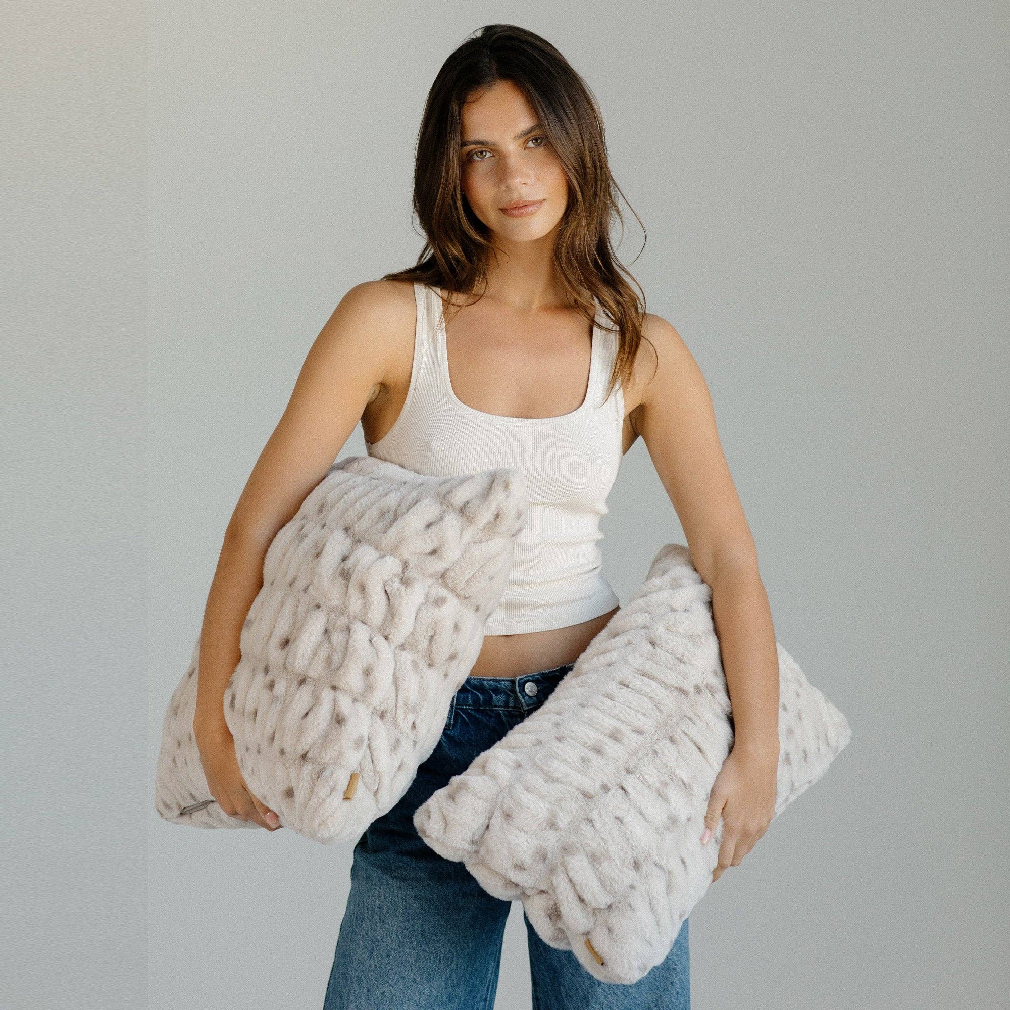 Rainy Day Pillow: Square | Lola Blankets