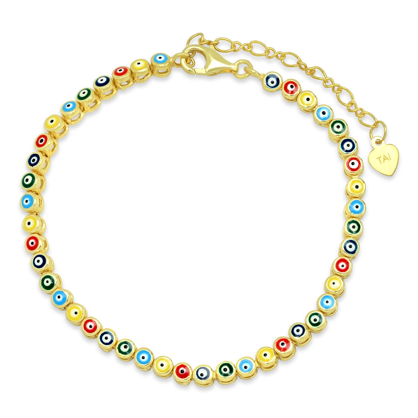 Multi Evil Eye Beaded Bracelet