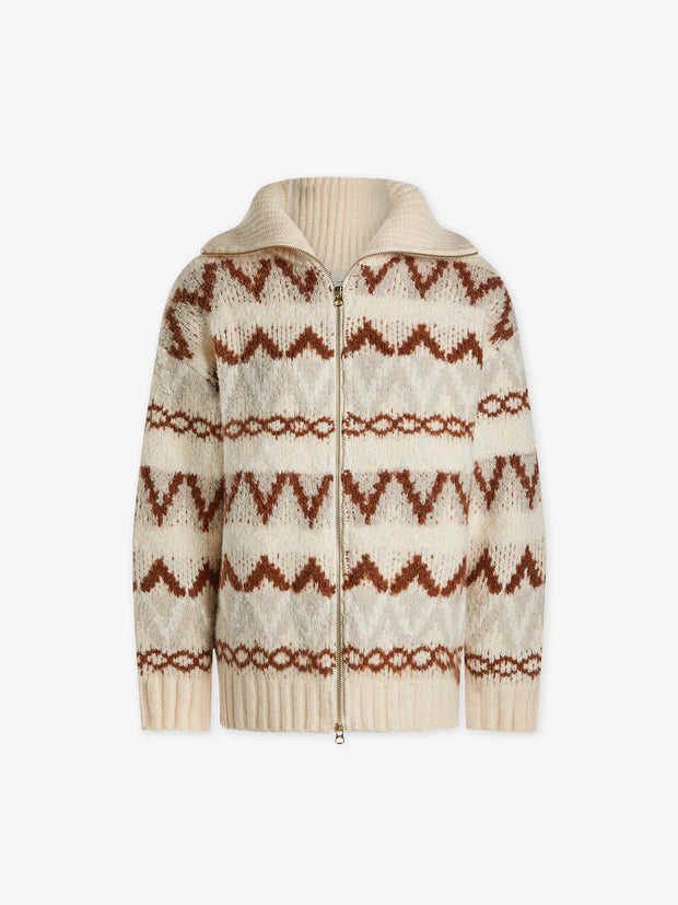 Brooke Fairisle Knit Jacket | Varley