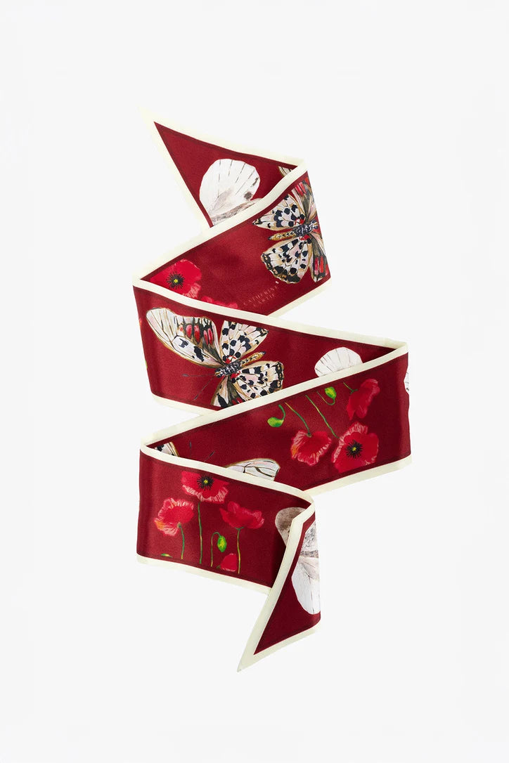 Collegiate Silk Ribbon Scarf | Catherine Cartie
