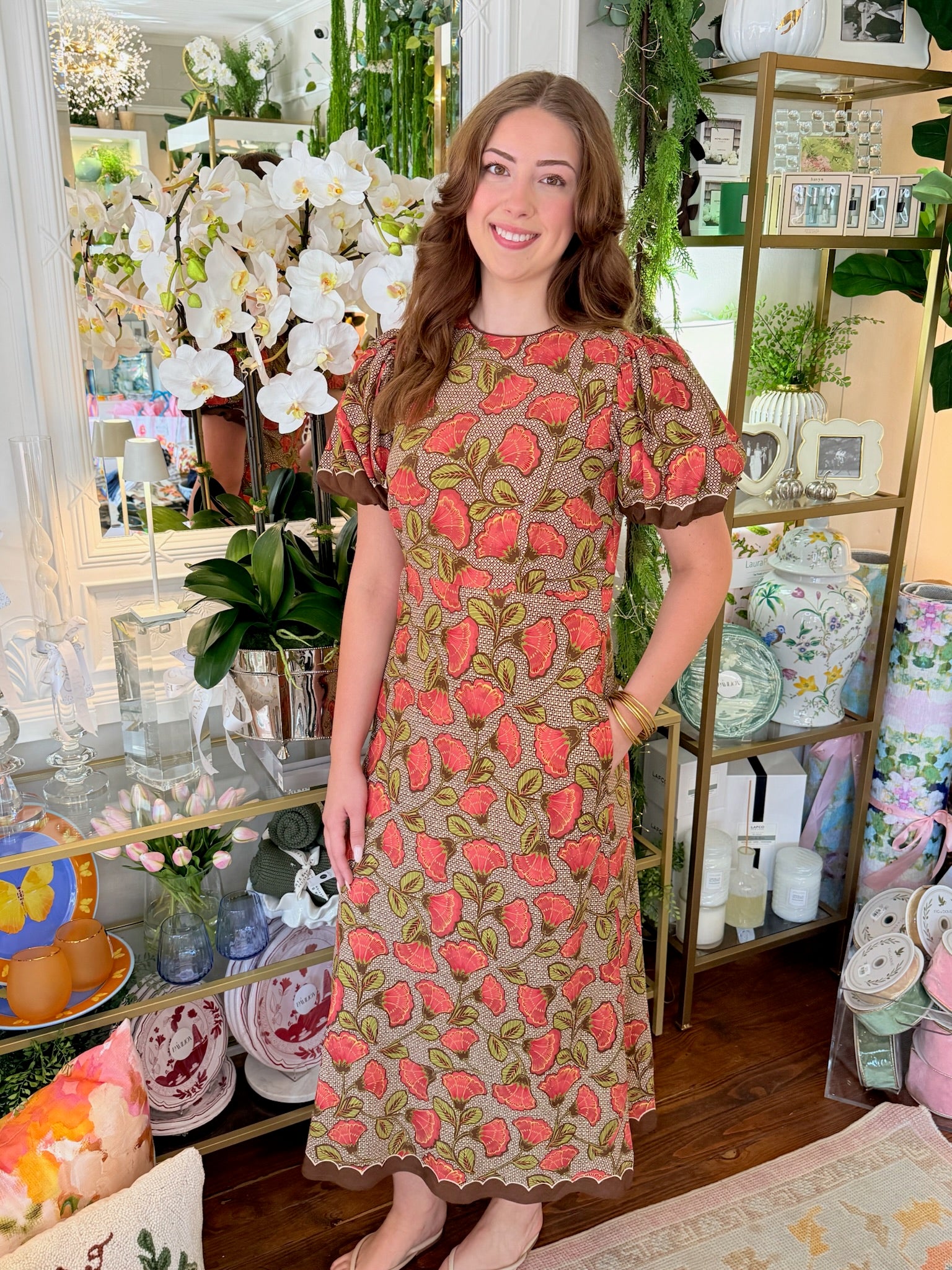 Deidre Dress in Fan Toss | Elizabeth James
