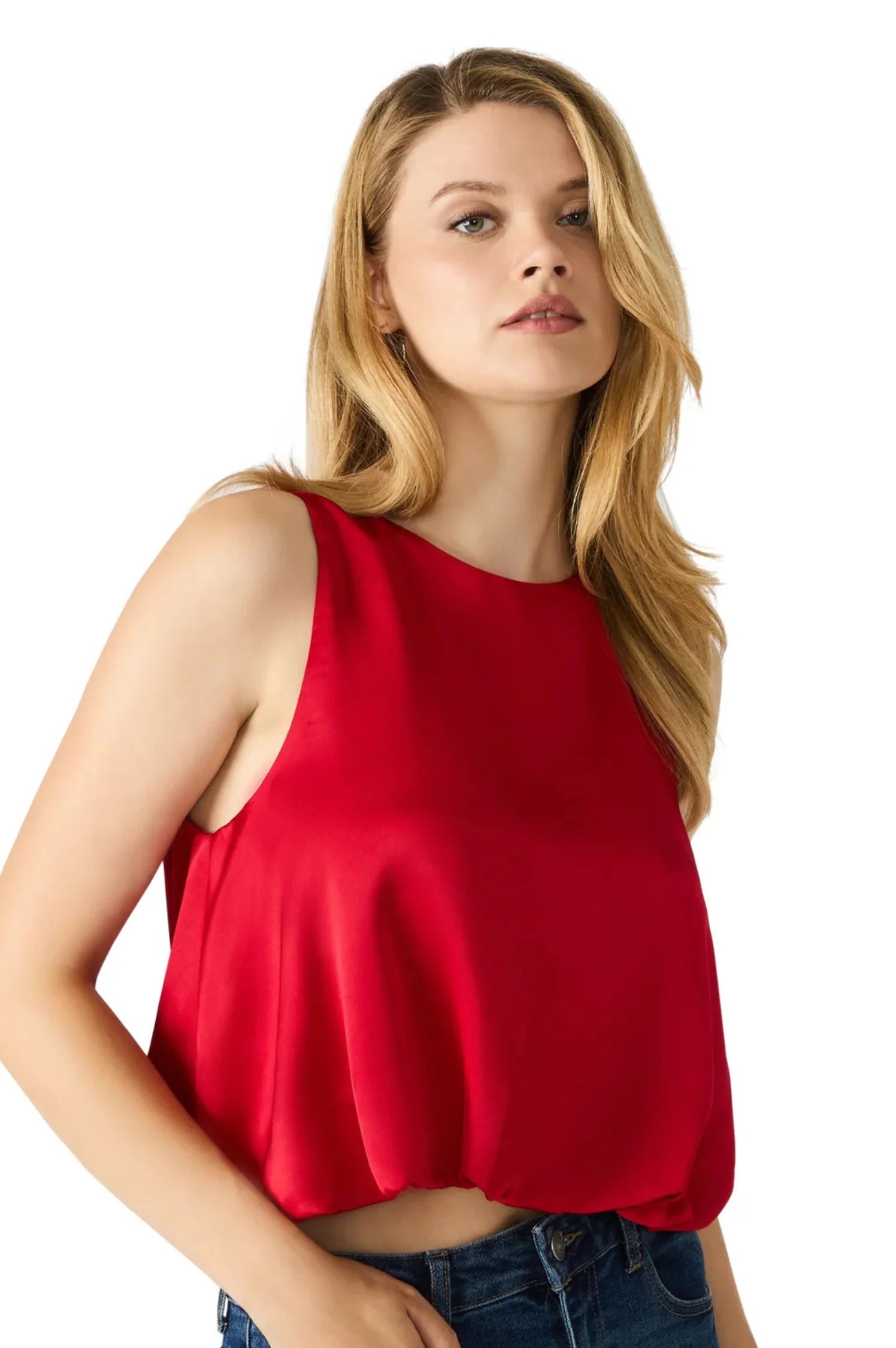 Yazmin Top - Dark Red | Steve Madden