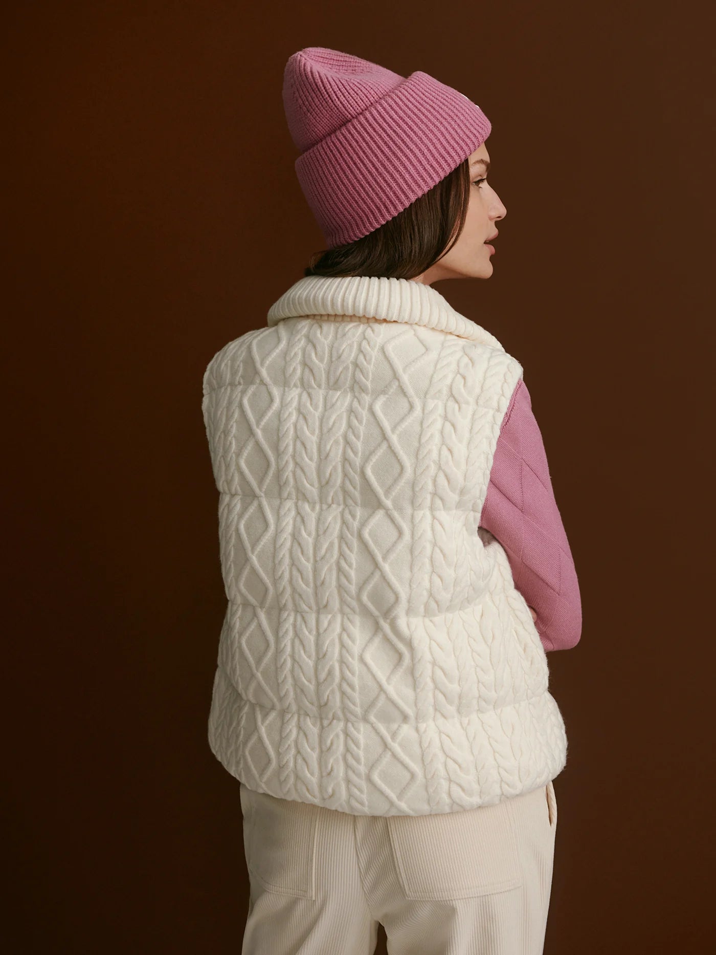 Irina Cable Knit Gilet | Varley