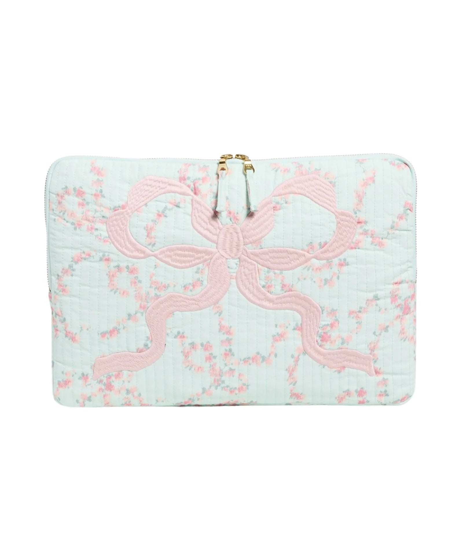 Quilted Bow Laptop Case | LoveShackFancy