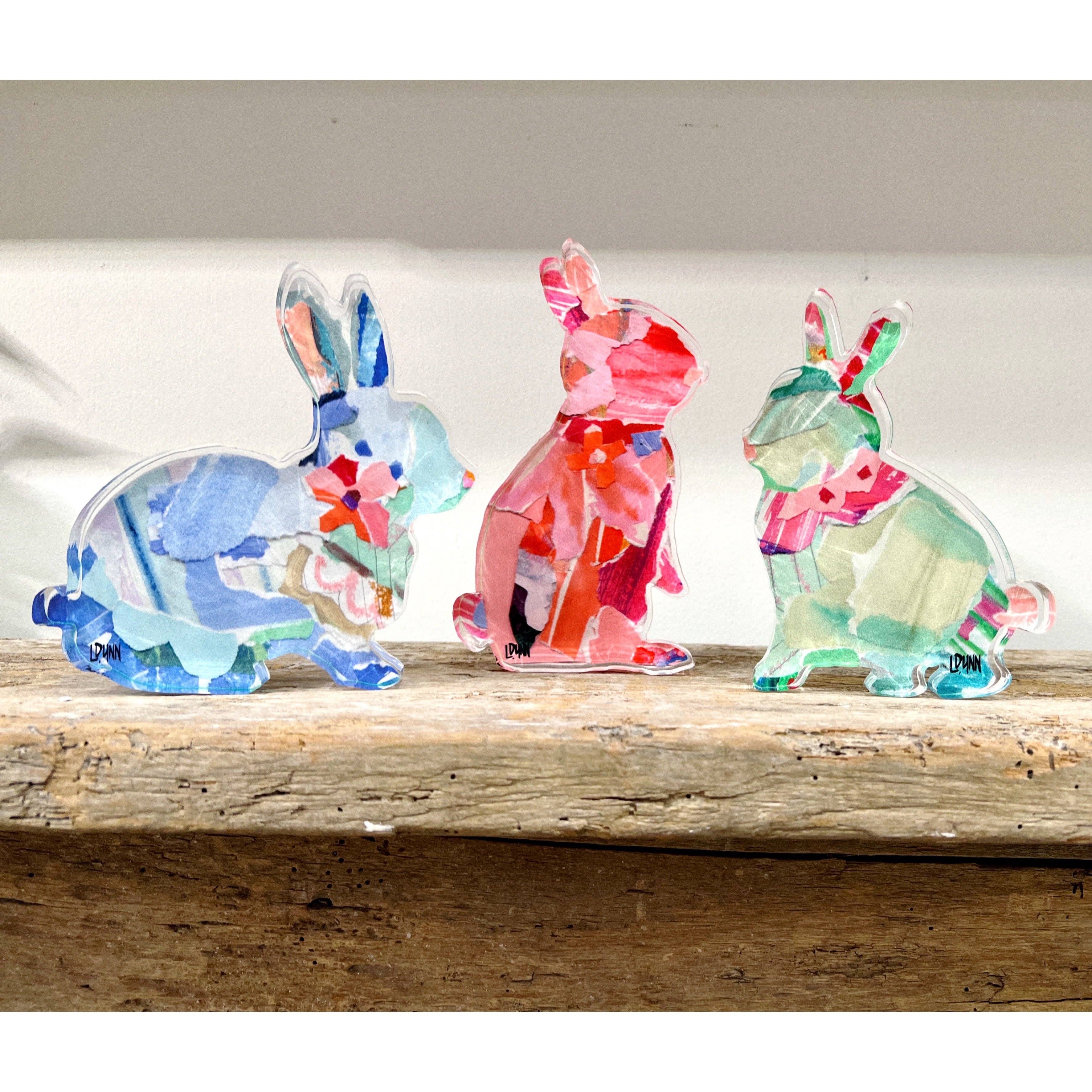 Acrylic Bunnies In Color | Lauren Dunn