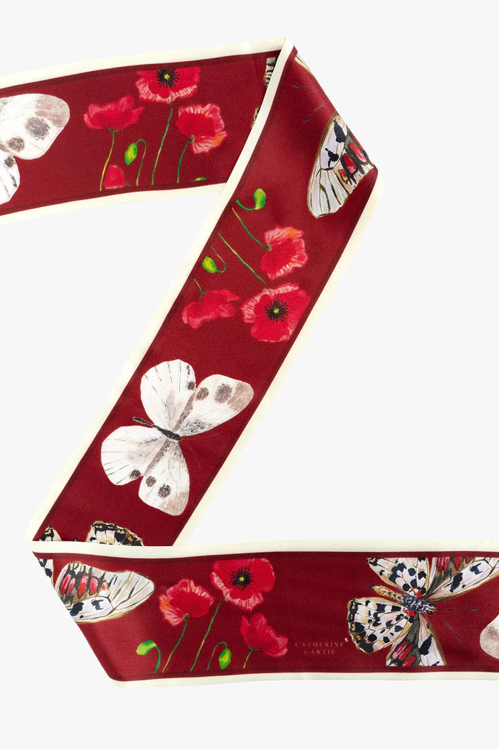 Collegiate Silk Ribbon Scarf | Catherine Cartie