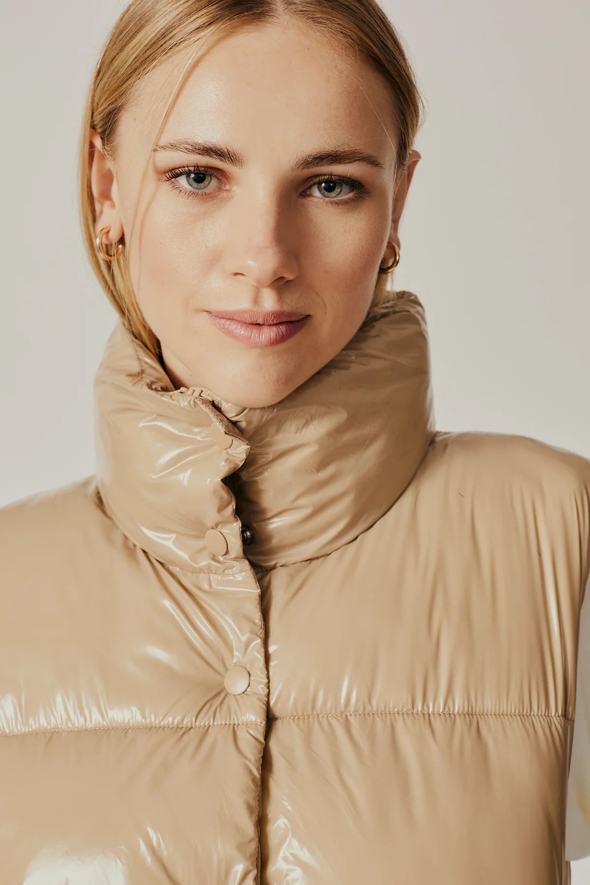 Marmi Puffer Gilet - Sand | DÈLUC