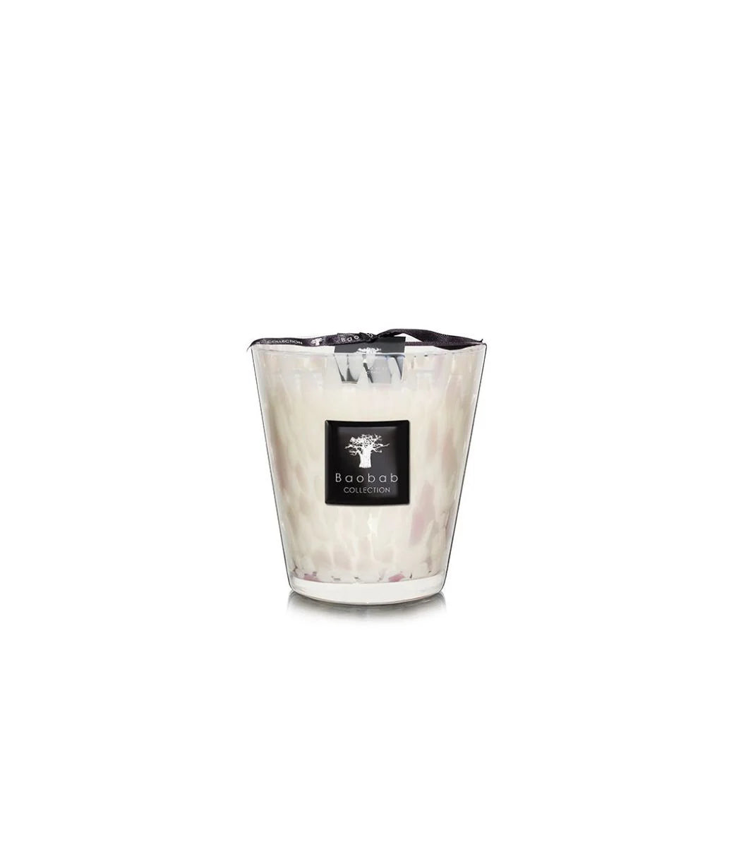 Scented Candle - Pearls White | Baobab