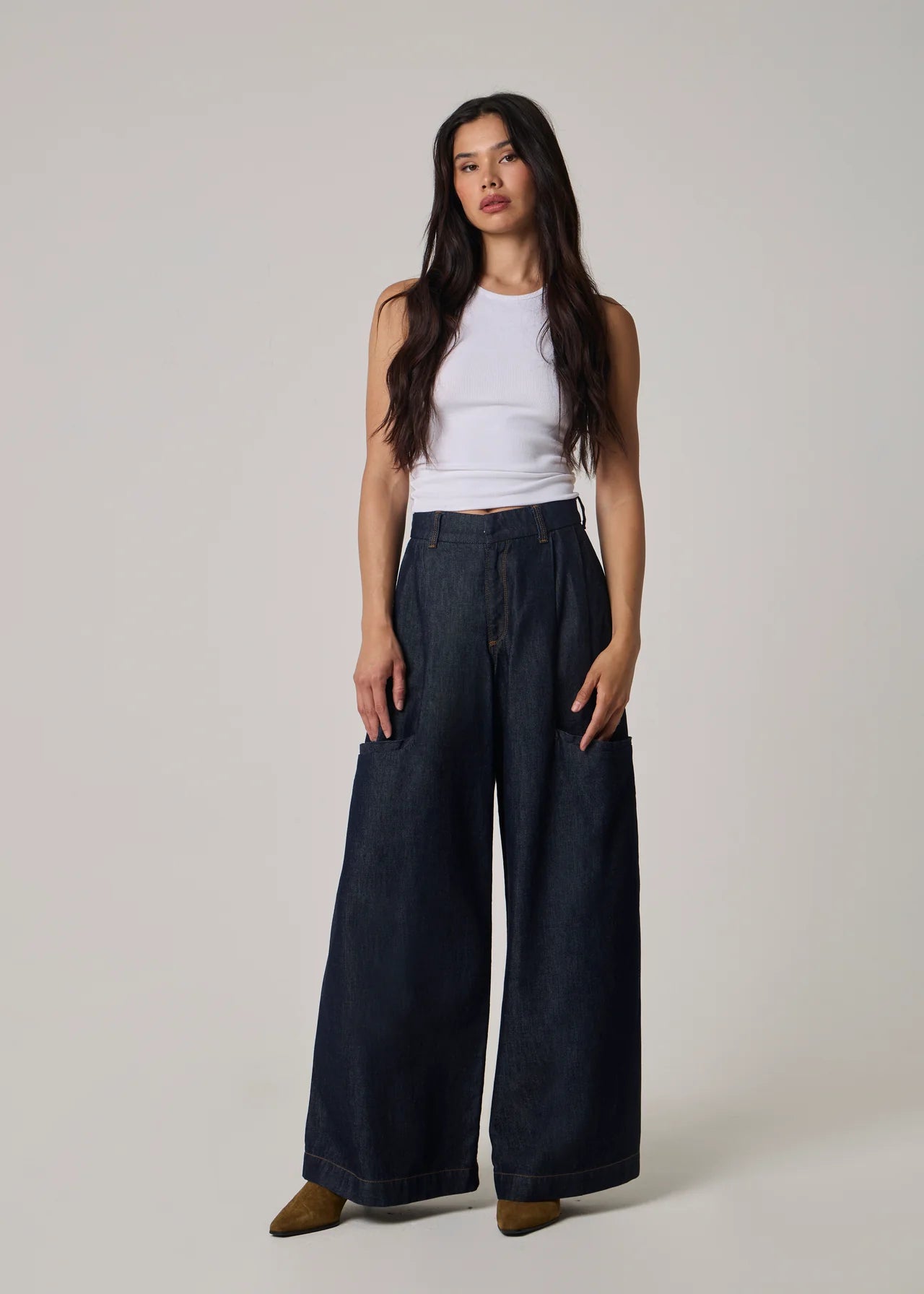 Florenz Trouser Wide Leg Jeans - Euro Laval | Edyson