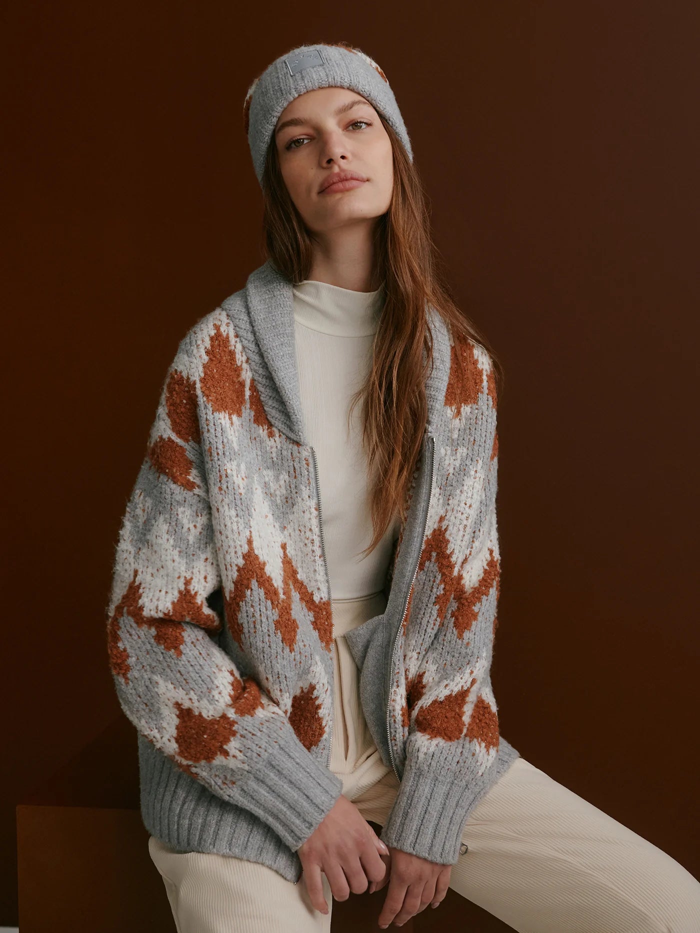 Brockley Jacquard Knit Jacket | Varley