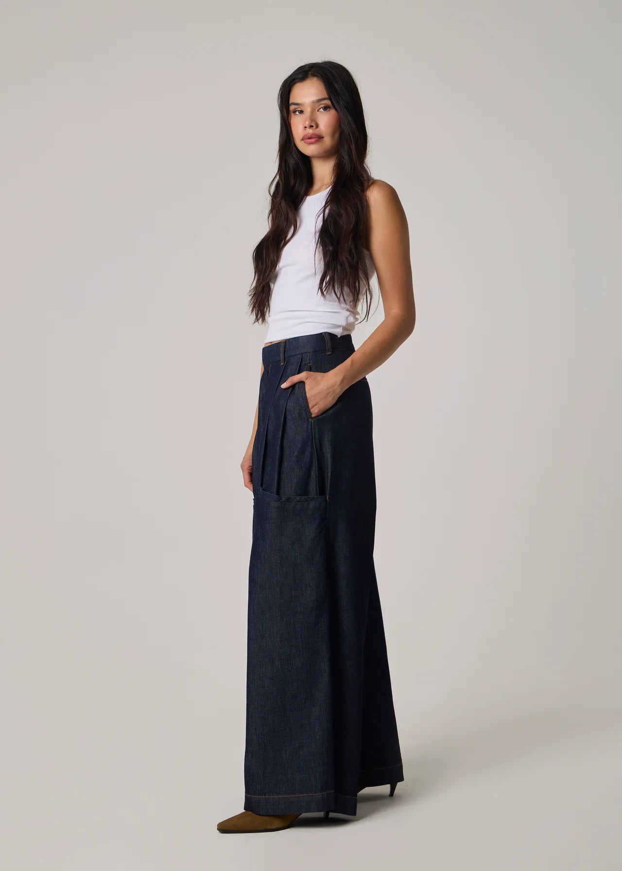 Florenz Trouser Wide Leg Jeans - Euro Laval | Edyson