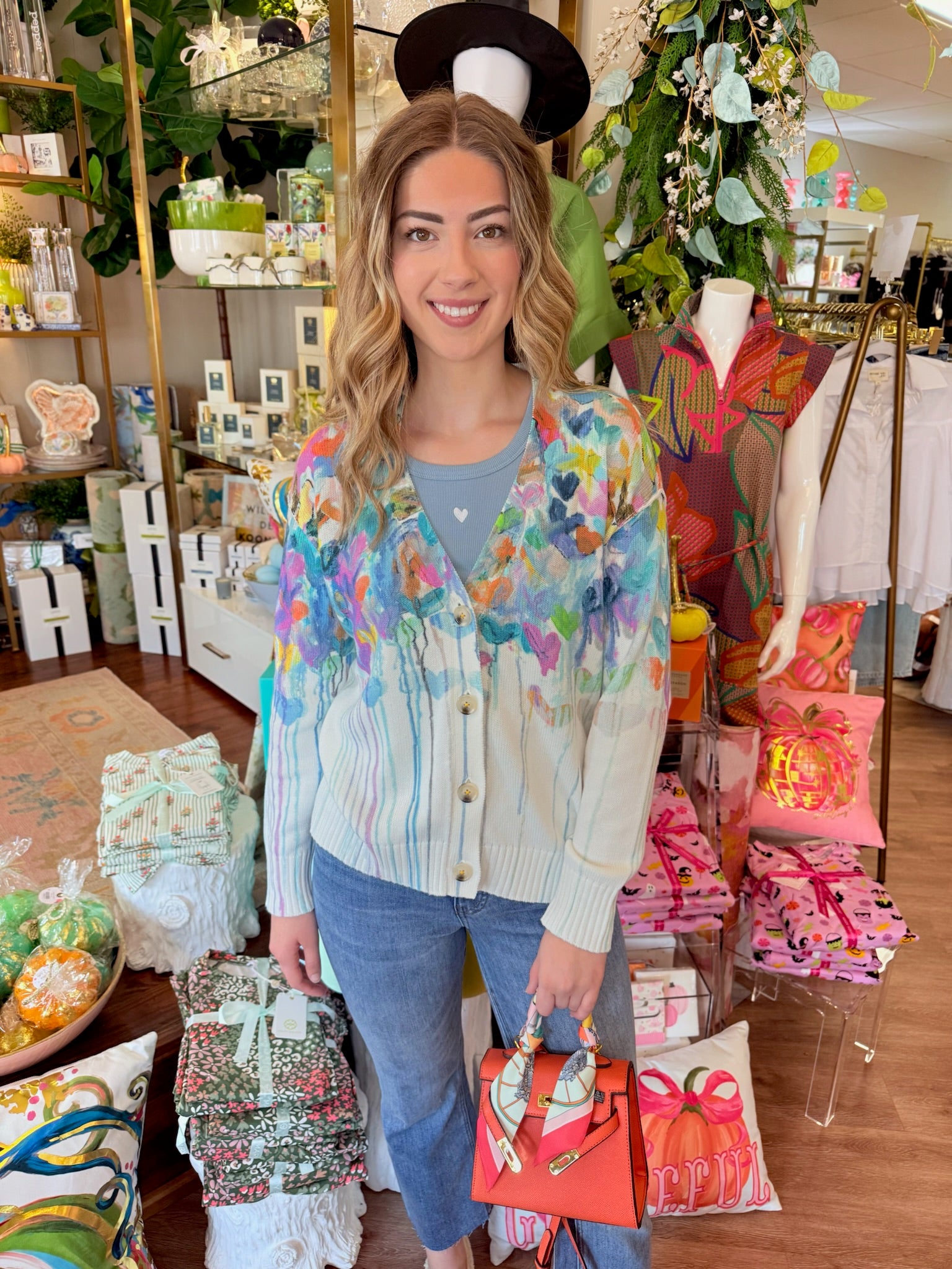 Slouchy Love Adorned Cardigan | Kerri Rosenthal