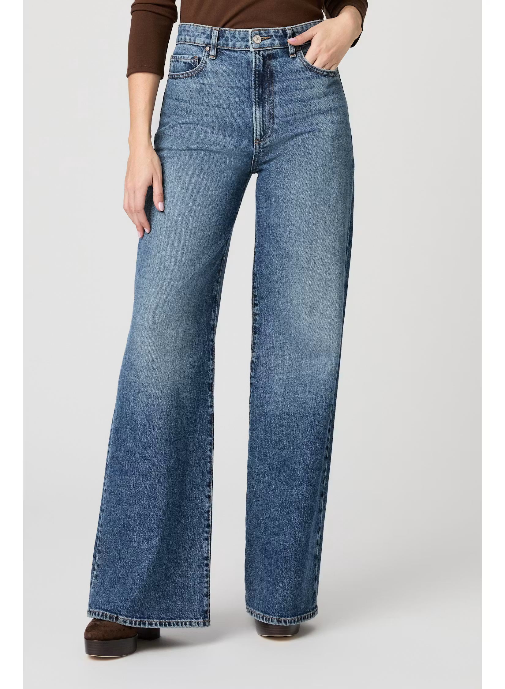 Frances Wide Leg Jean - Serata | Paige