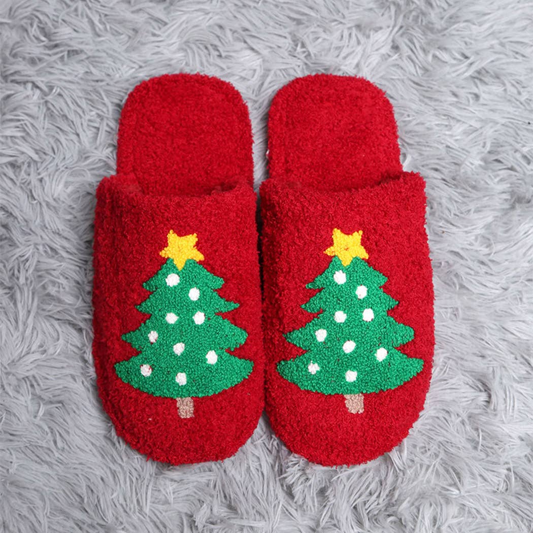 Christmas Tree Slippers