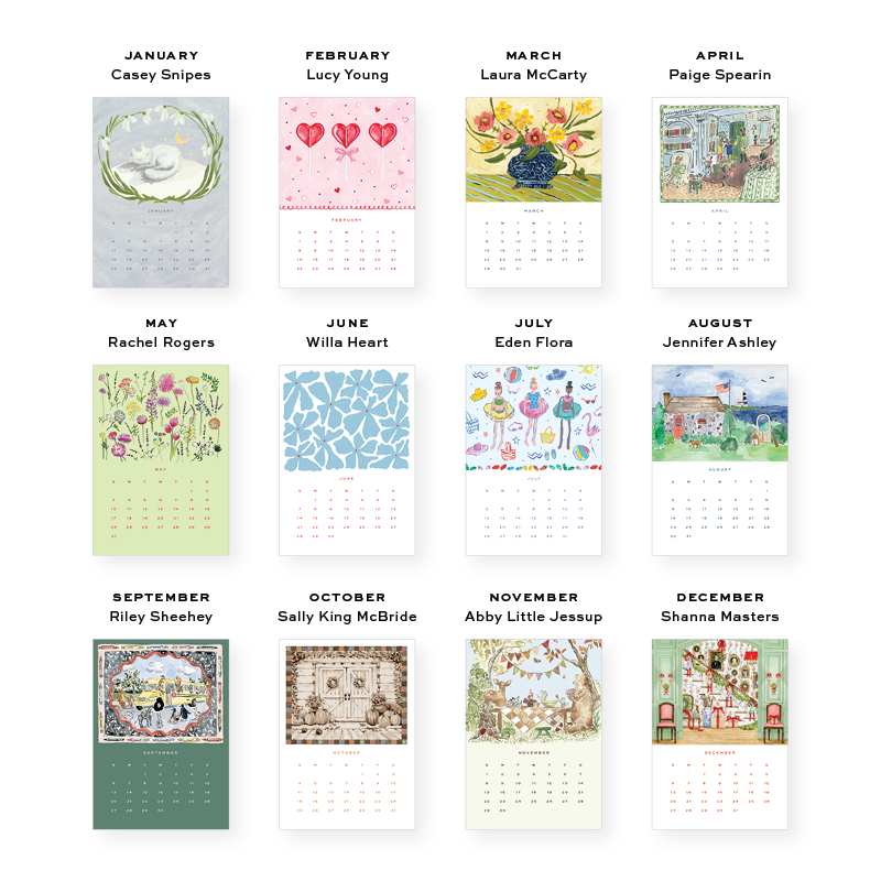 2026 Desktop Calendar Refill | Dogwood Hill