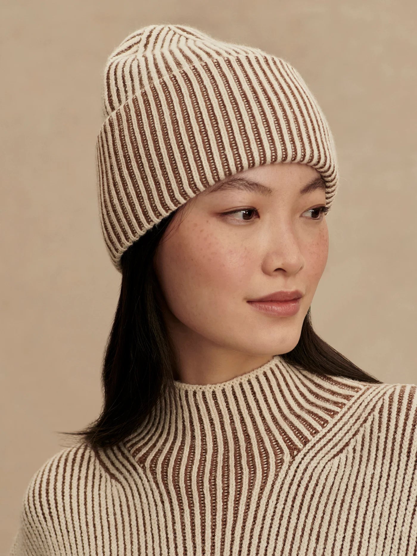 Dionne Plated Beanie - Cocoa Dust | Varley