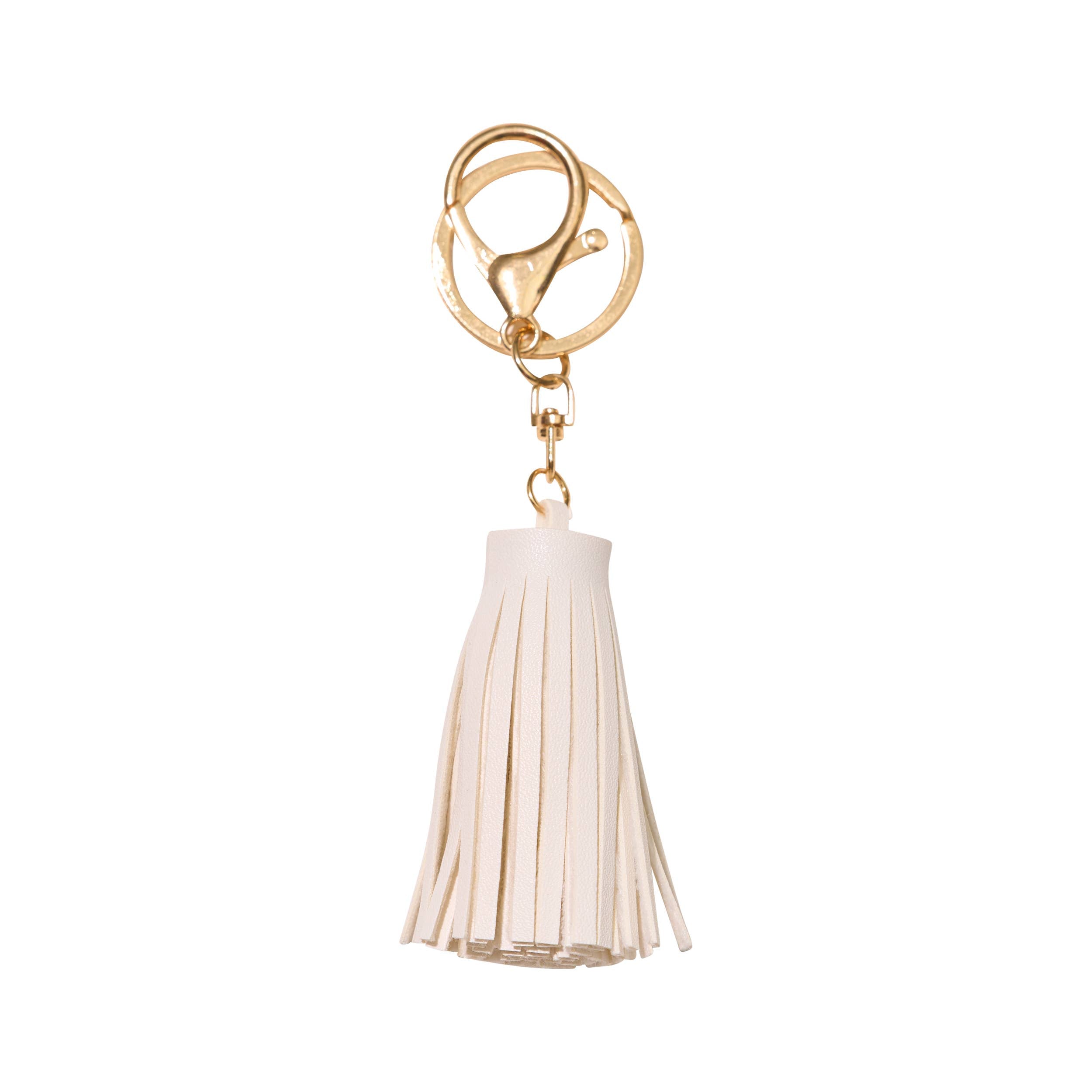 Faux Leather Tassel Bag Charms