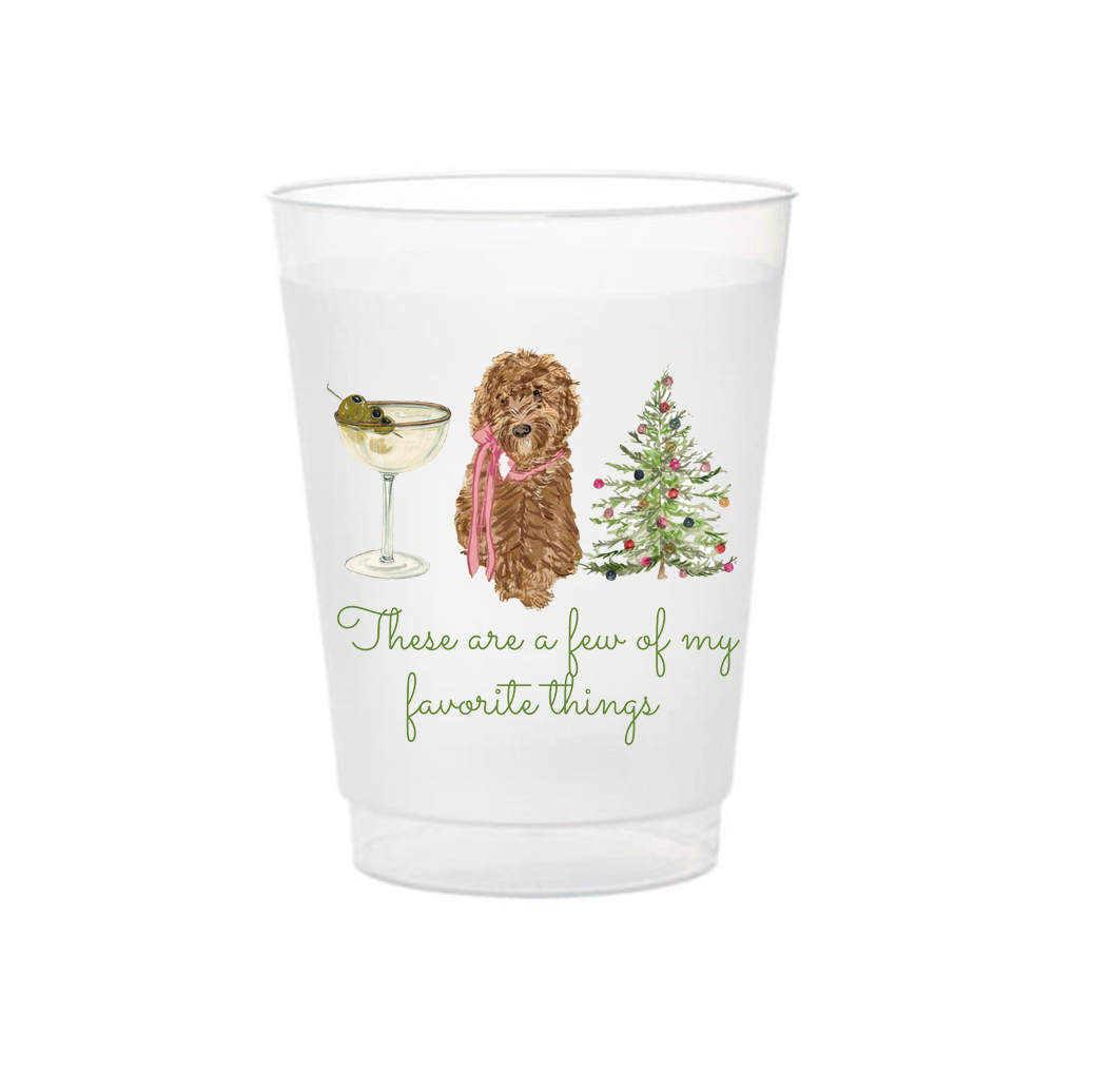 Few Of My Favorite Things Frosted Cups