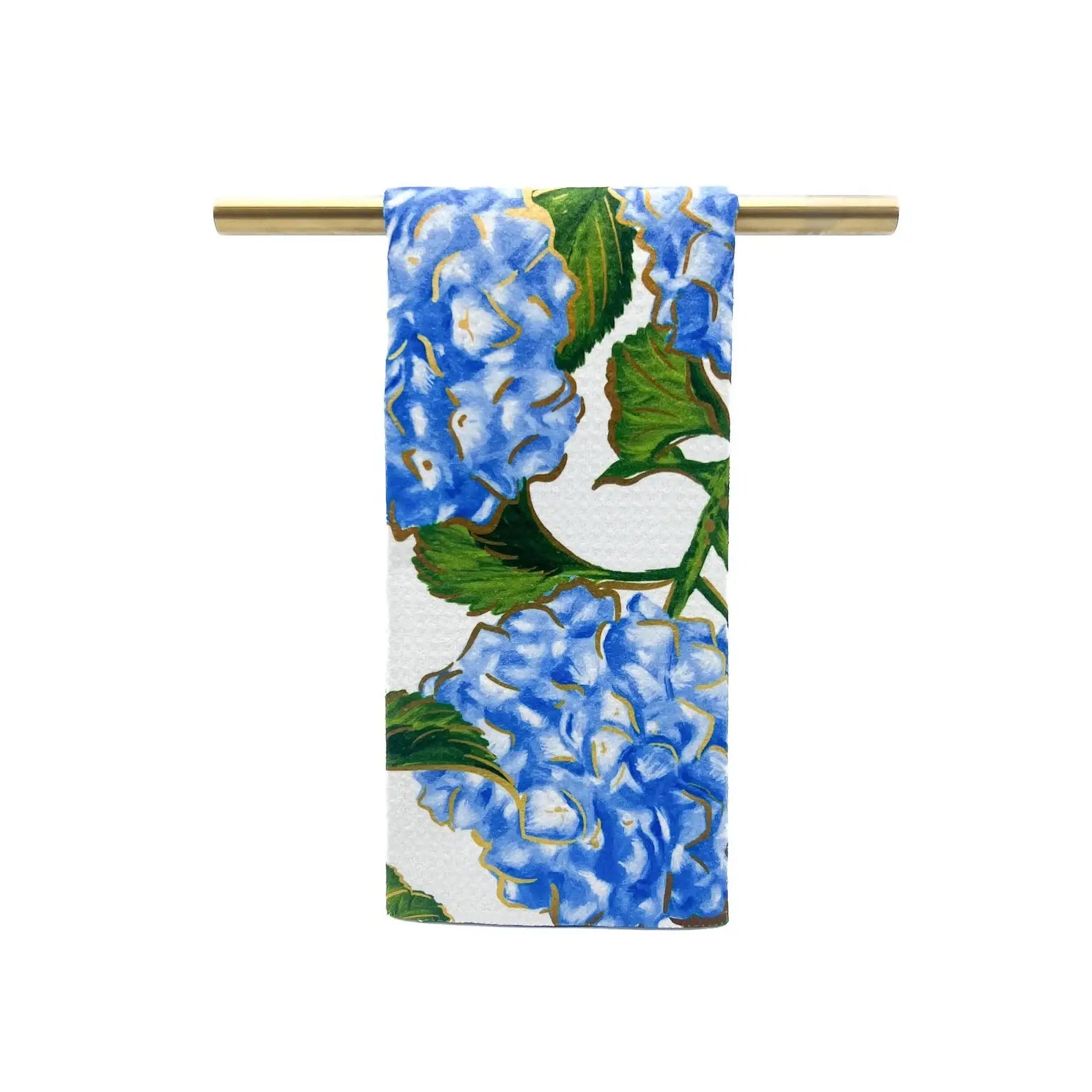 Blue Hydrangeas Tea Towel
