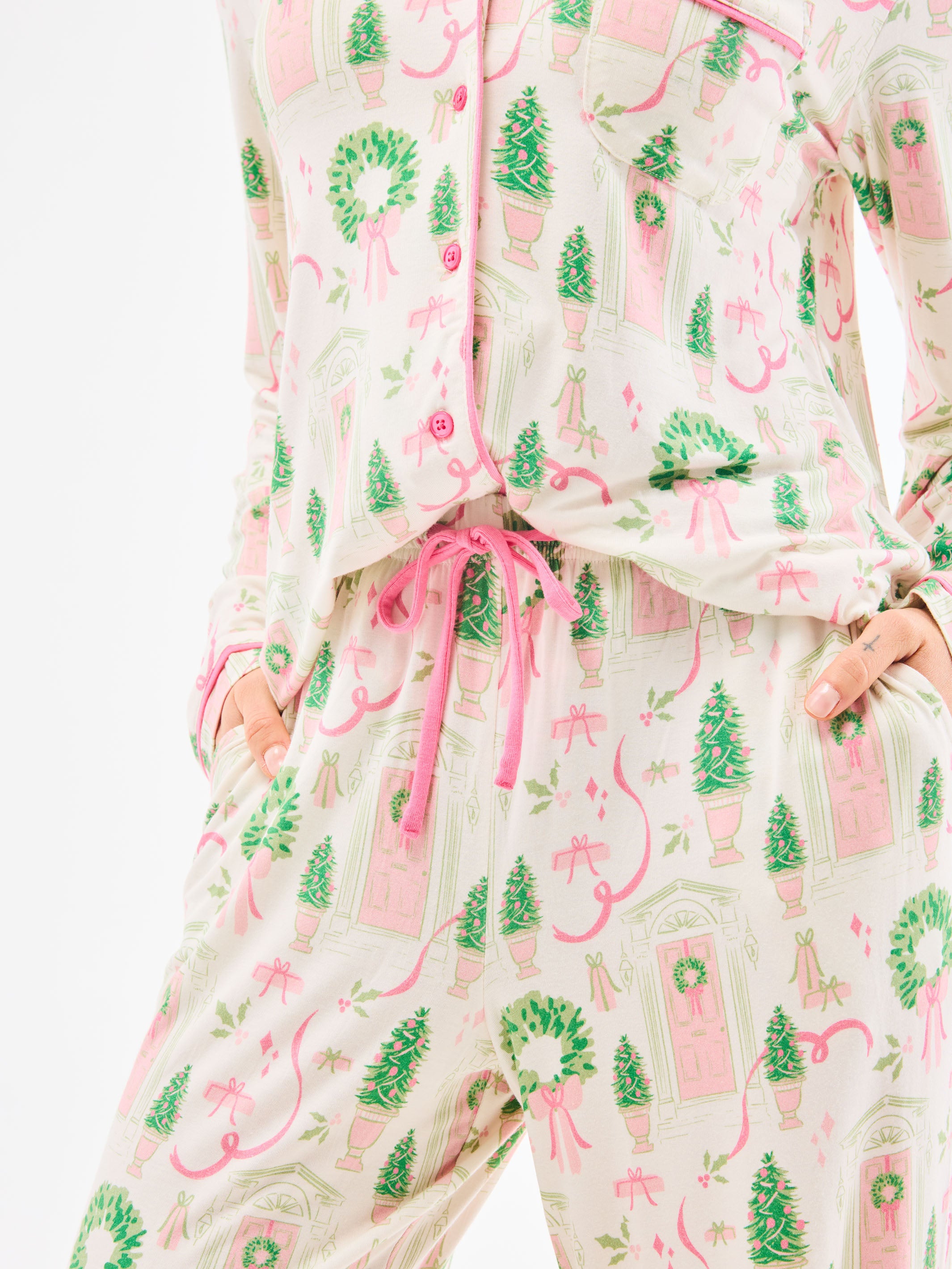 Charlotte Pant Set - Home for Christmas | Mary Square