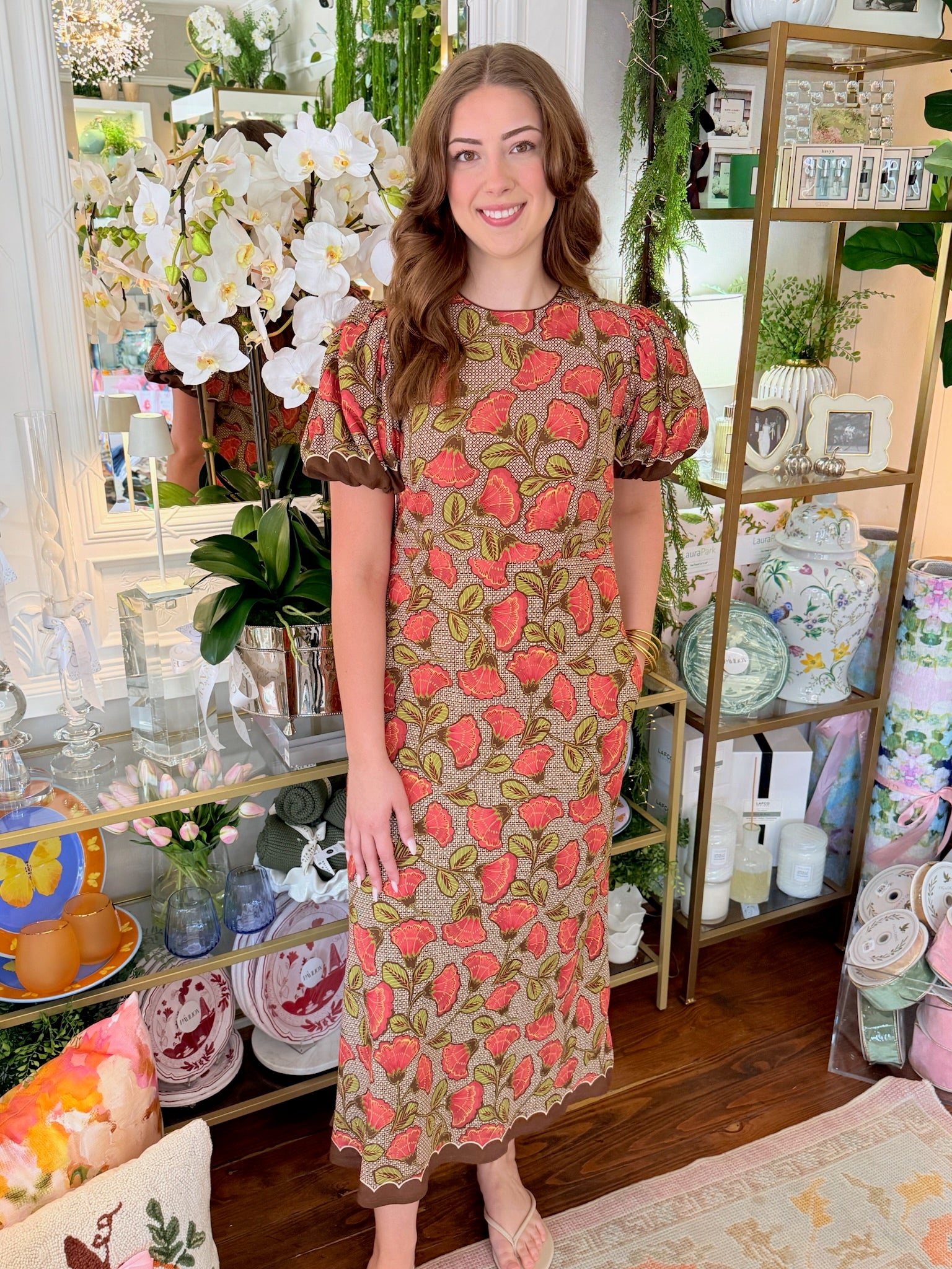 Deidre Dress in Fan Toss | Elizabeth James
